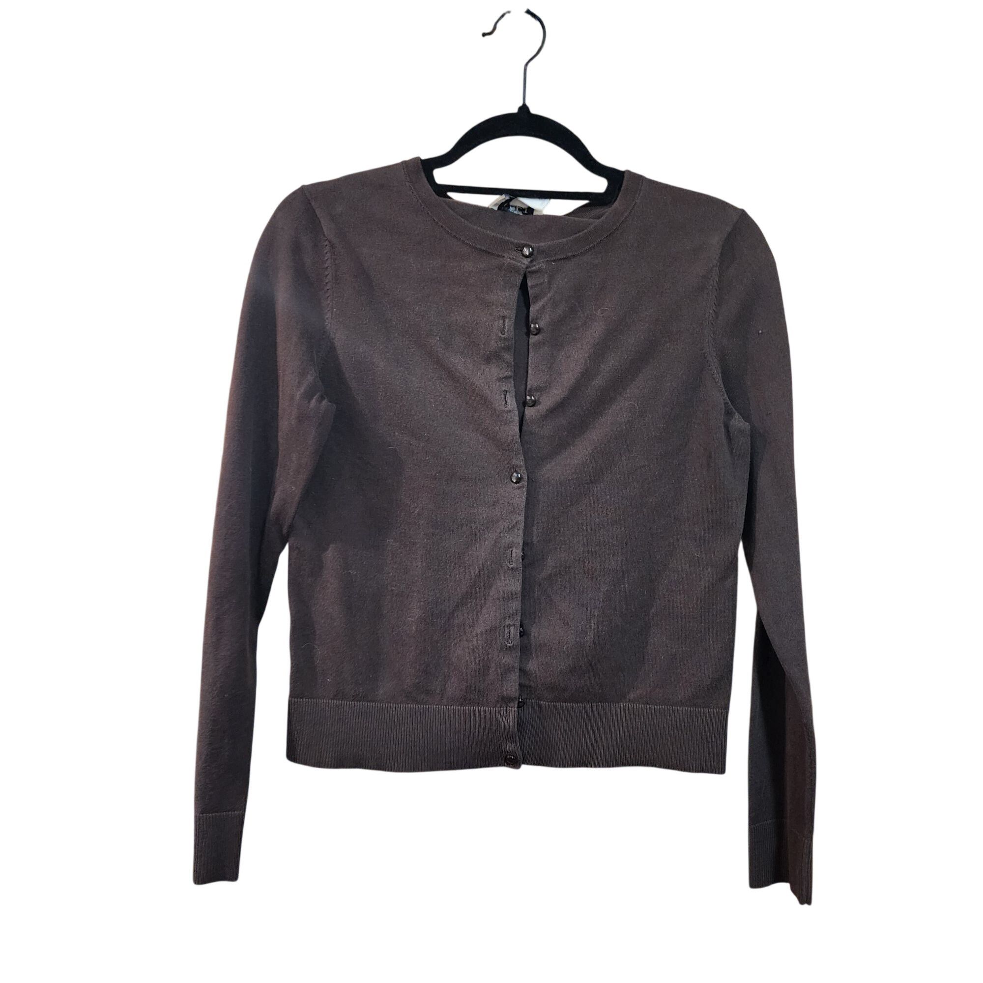 Other Loft Womens Brown Button-Front Cardigan Sweater Size S Long Size S / US 4 / IT 40 - 1 Thumbnail