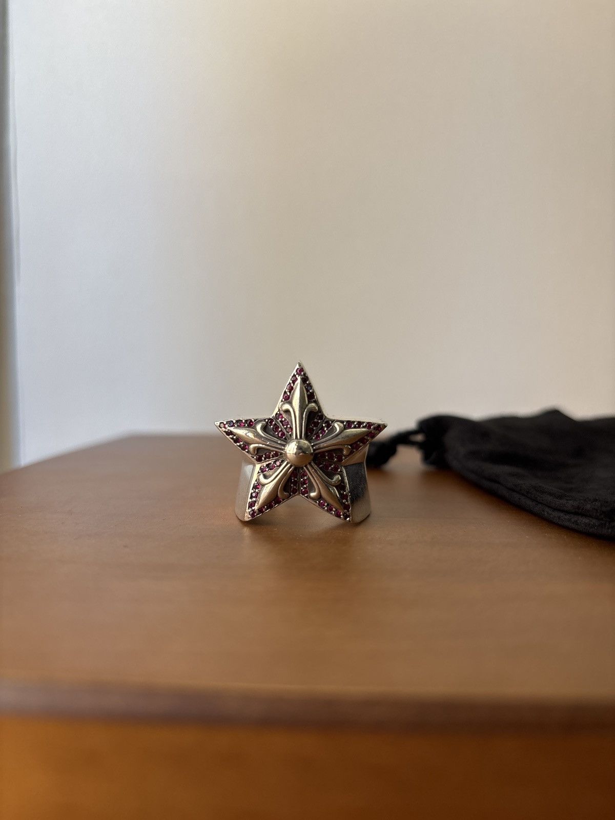 Chrome Hearts Chrome Hearts ruby pave star ring Size ONE SIZE - 21 Thumbnail