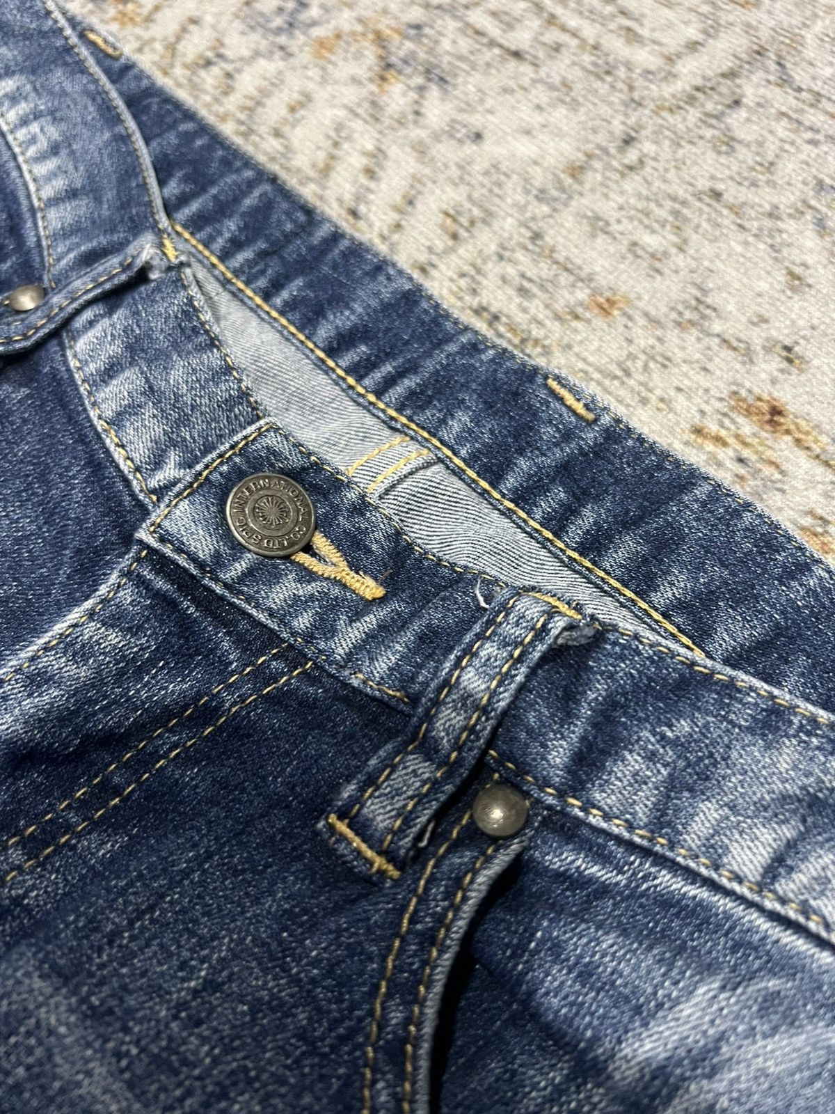 If Six Was Nine × Le Grande Bleu (L.G.B.) × Tornado Mart Tornado Mart Wishkered Denim Size US 29 - 6 Thumbnail