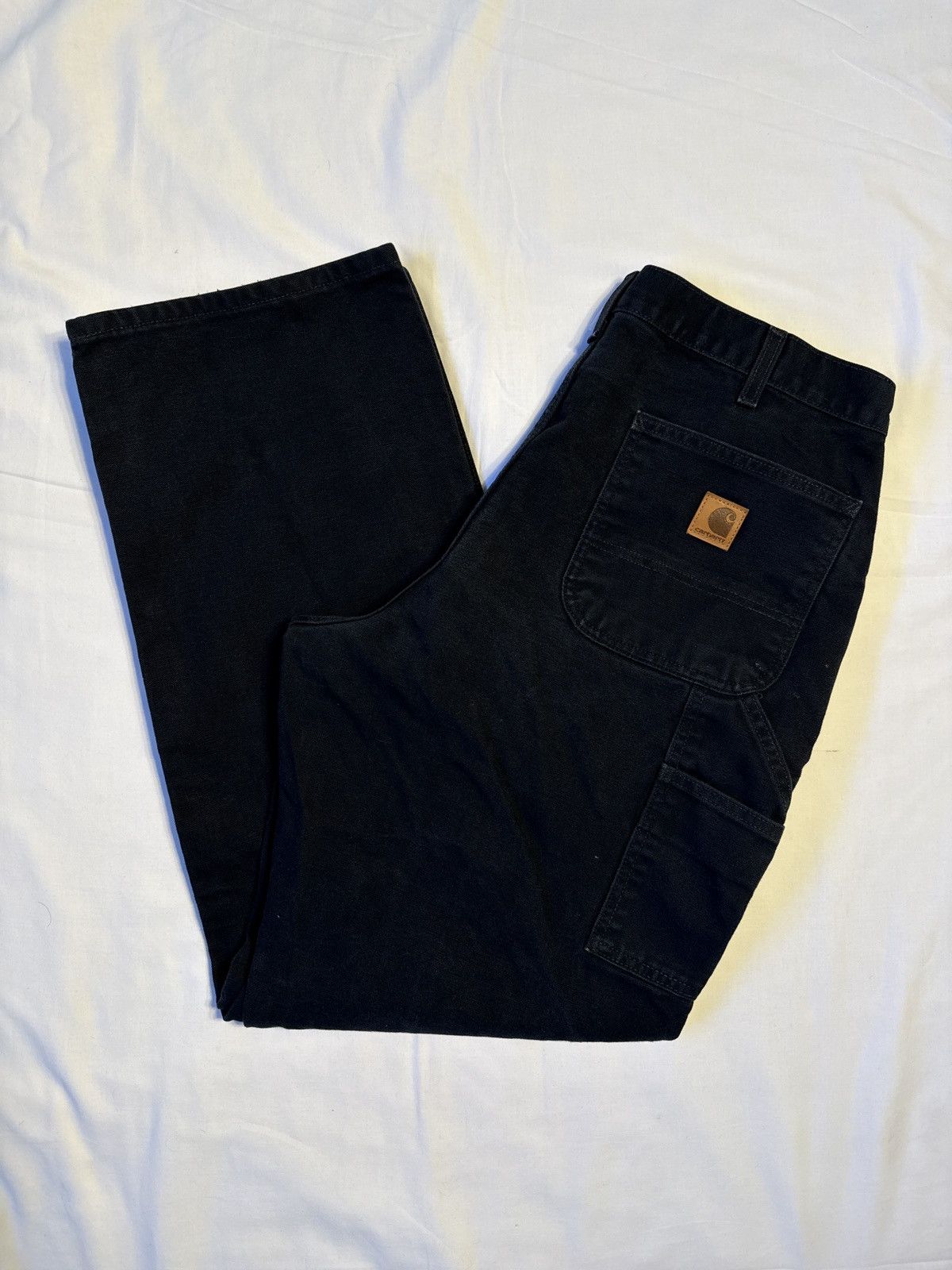 Carhartt Vintage Carhartt Black Carpenter Work Pants Size US 34 / EU 50 - 1 Thumbnail