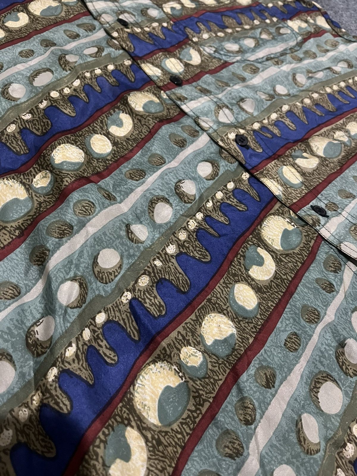 SikSilk VINTAGE 90s SNOW MOUNTAINS PURE SILK Size US XL / EU 56 / 4 - 9 Thumbnail