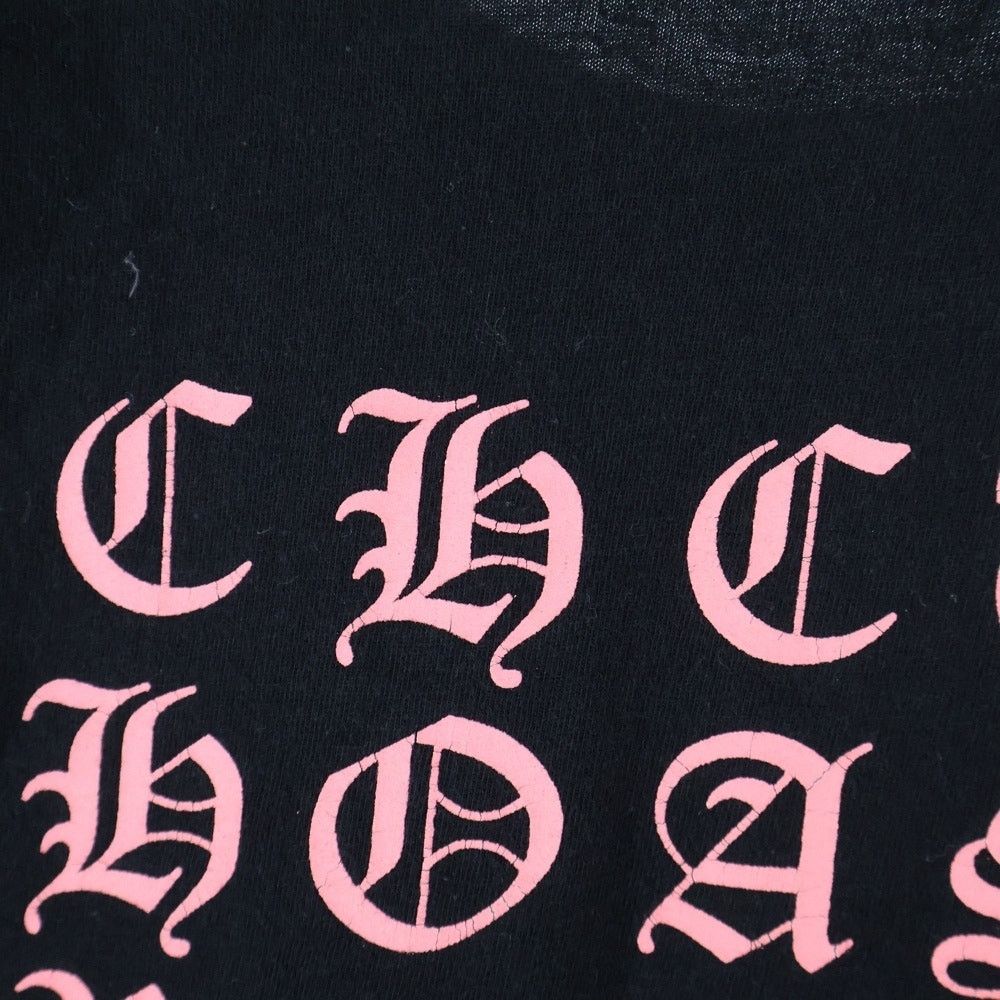 Chrome Hearts CHROME HEARTS Logo Long Sleeve T-Shirt Black/Pink Size US XL / EU 56 / 4 - 6 Thumbnail