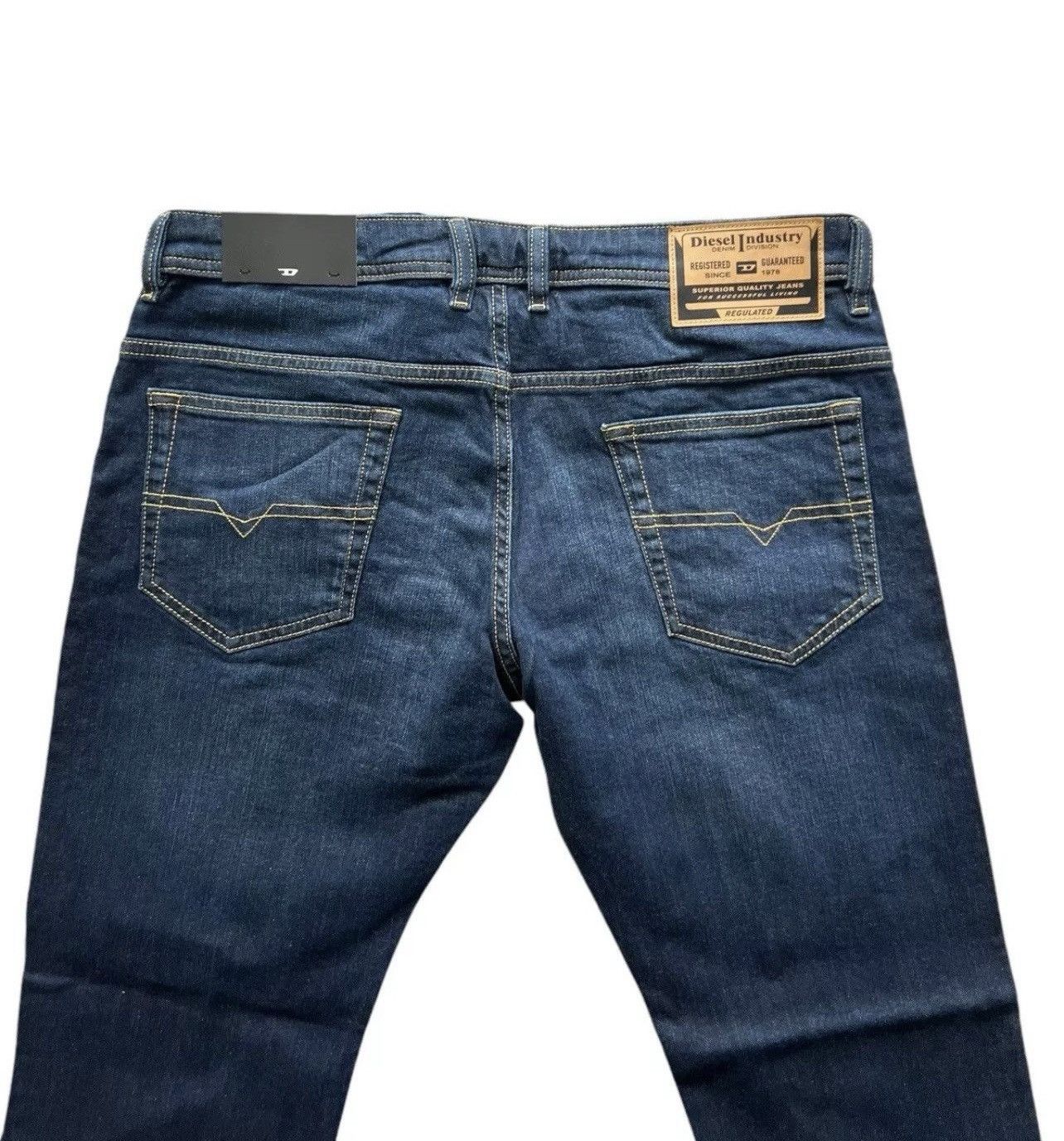 Diesel Diesel Mens Safado Straight Jeans RM065 Dark Blue Size 30/32 Size US 30 / EU 46 - 5 Thumbnail