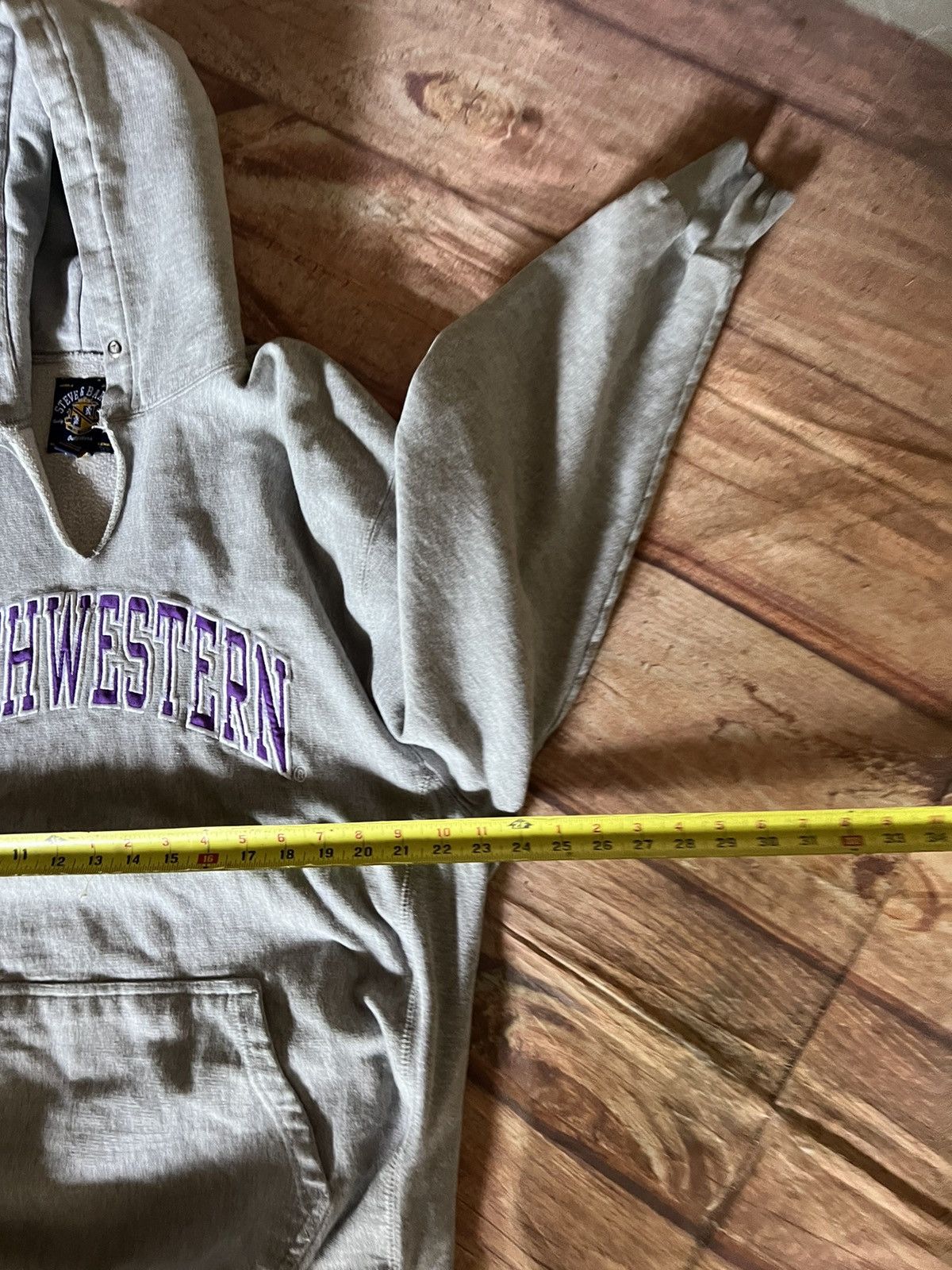 Steve And Barrys × Vintage Vintage Northwestern Hoodie Size US L / EU 52-54 / 3 - 8 Thumbnail