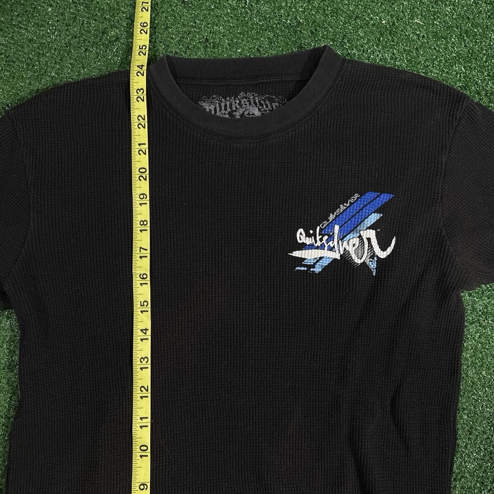 Quiksilver Quiksilver XL Black Waffle Thermal Long Sleeve Surf Shirt Size US M / EU 48-50 / 2 - 5 Thumbnail