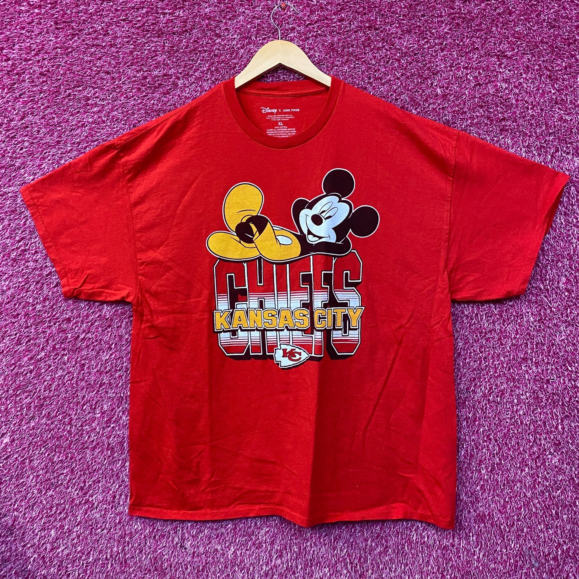 Junk Food Junk Food x NFL Disney Mickey Mouse Kick Back Kansas City Ch Size US XL / EU 56 / 4 - 1 Thumbnail