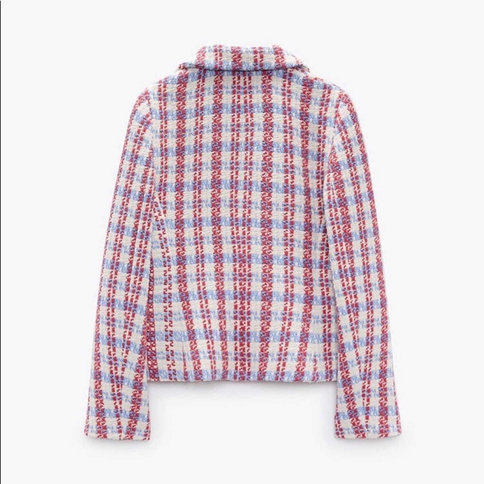 Zara ZARA PEARL BUTTON TEXTURED JACKET MULTICOLORED Size XS / US 0-2 / IT 36-38 - 11 Thumbnail