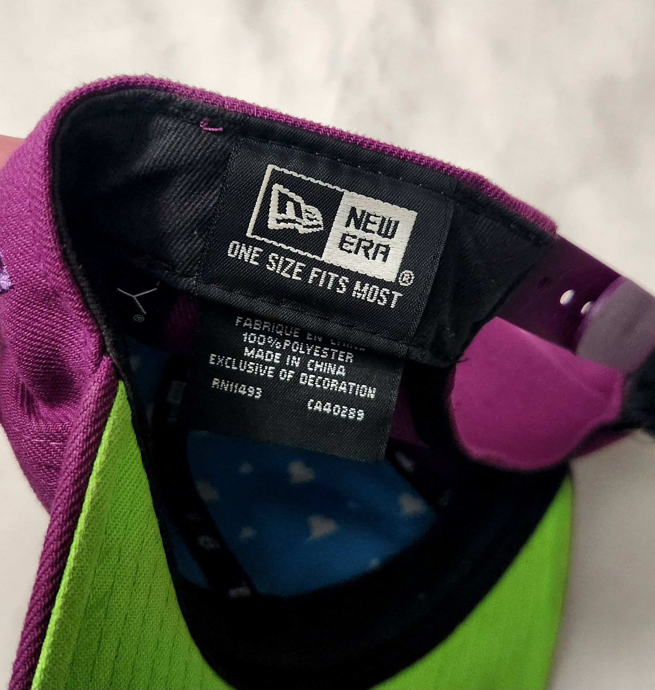 Disney New Era 9fifty Buzz Light Year Purple Hat SNAPBACK Adult Size ONE SIZE - 9 Thumbnail