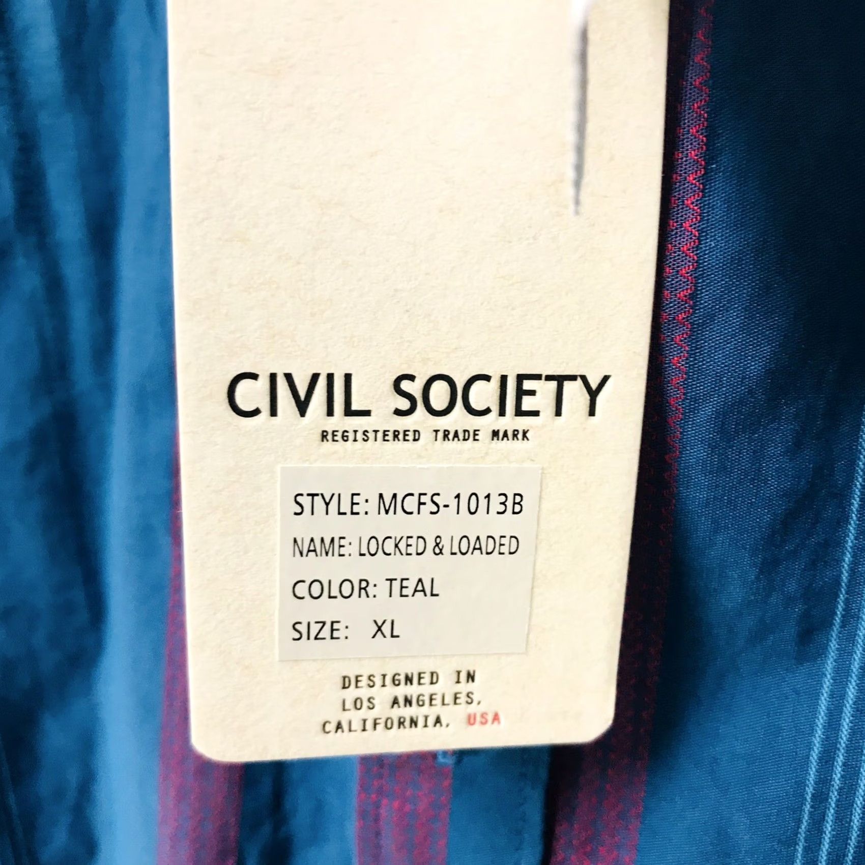 Altea Civil Society Shirt Men Teal Blue Vertical Striped Short Sleeve Button-Up XL Size US XL / EU 56 / 4 - 2 Thumbnail