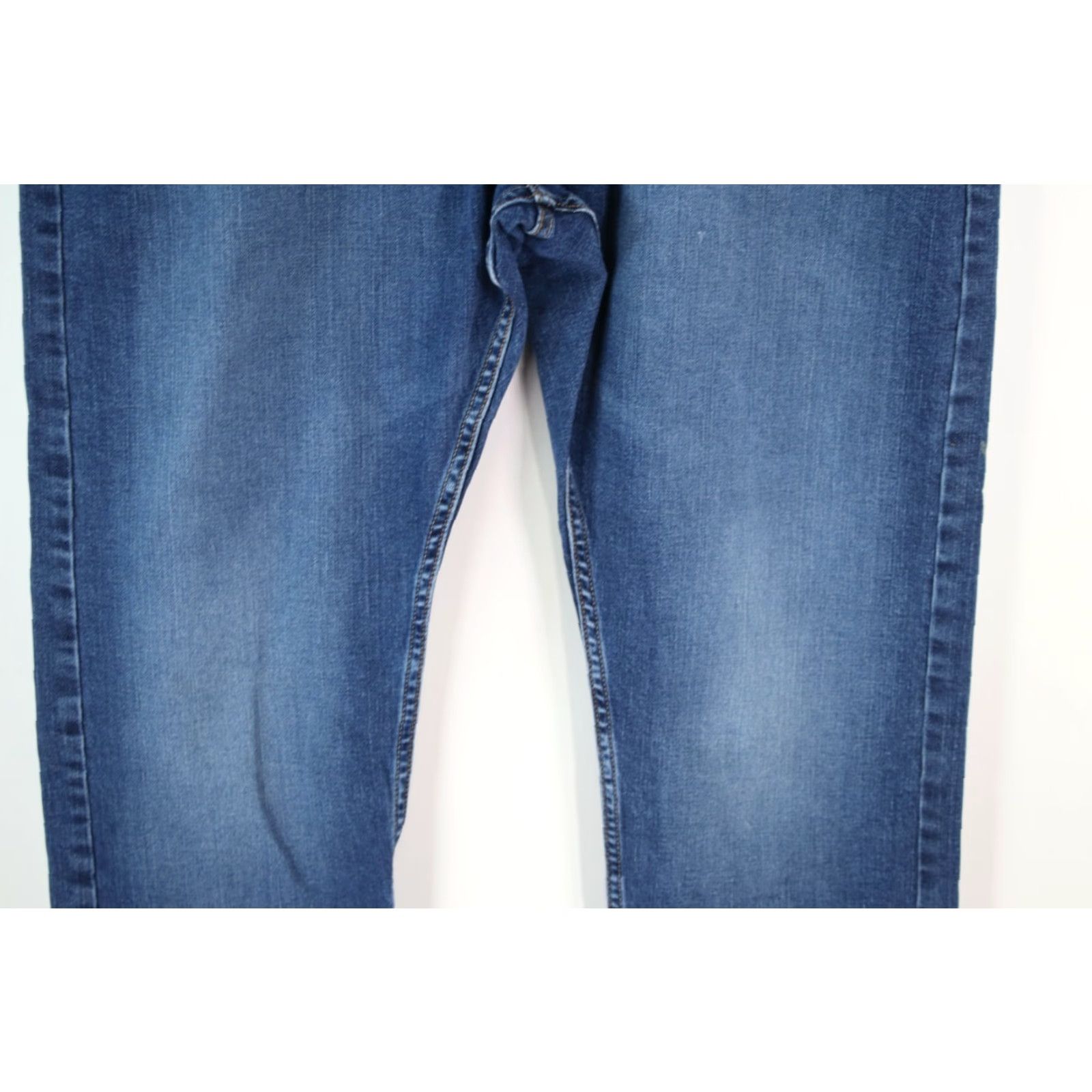 Wrangler Wrangler Jeans Men's 40X30 Blue Denim Stretch Regular Tapered 5-Pocket Belt Loops Button Mens Size US 40 / EU 56 - 5 Thumbnail