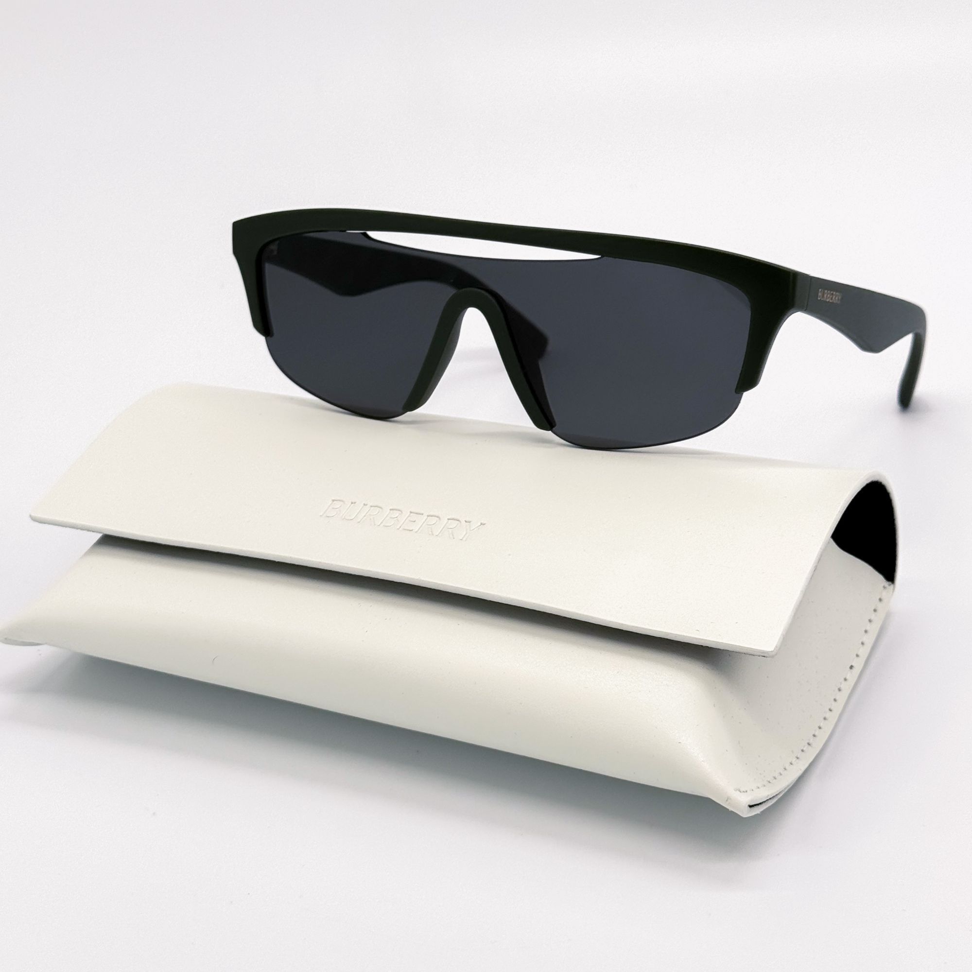 Burberry NEW BURBERRY BE4460U 4170/71 GREEN UNISEX SUNGLASSES BURBERR Size ONE SIZE - 1 Thumbnail