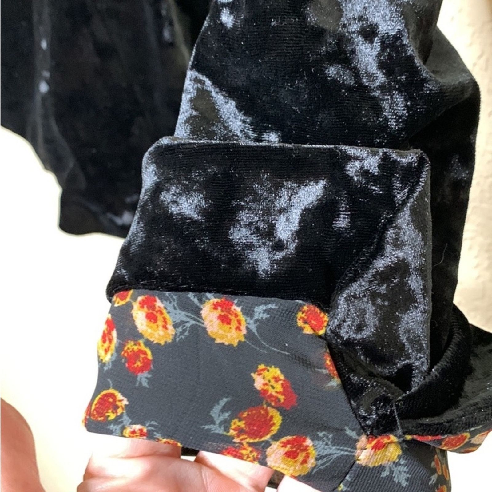Sanctuary Sanctuary Formal Crushed Velvet Blazer Jacket Black Size L Size L / US 10 / IT 46 - 8 Thumbnail