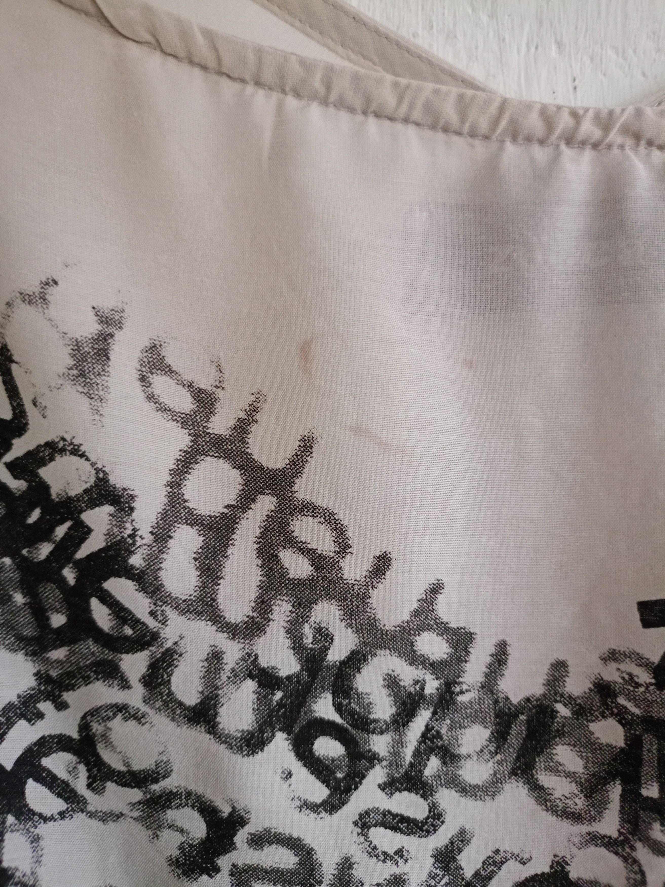 Issey Miyake × Japanese Brand × Zucca Zucca print Blouse Size M / US 6-8 / IT 42-44 - 10 Thumbnail