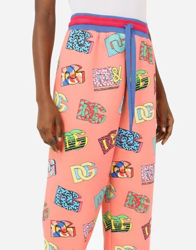 Dolce & Gabbana o1y0925 Logo Jogger in Multicolor Size 28" / US 6 / IT 42 - 4 Thumbnail