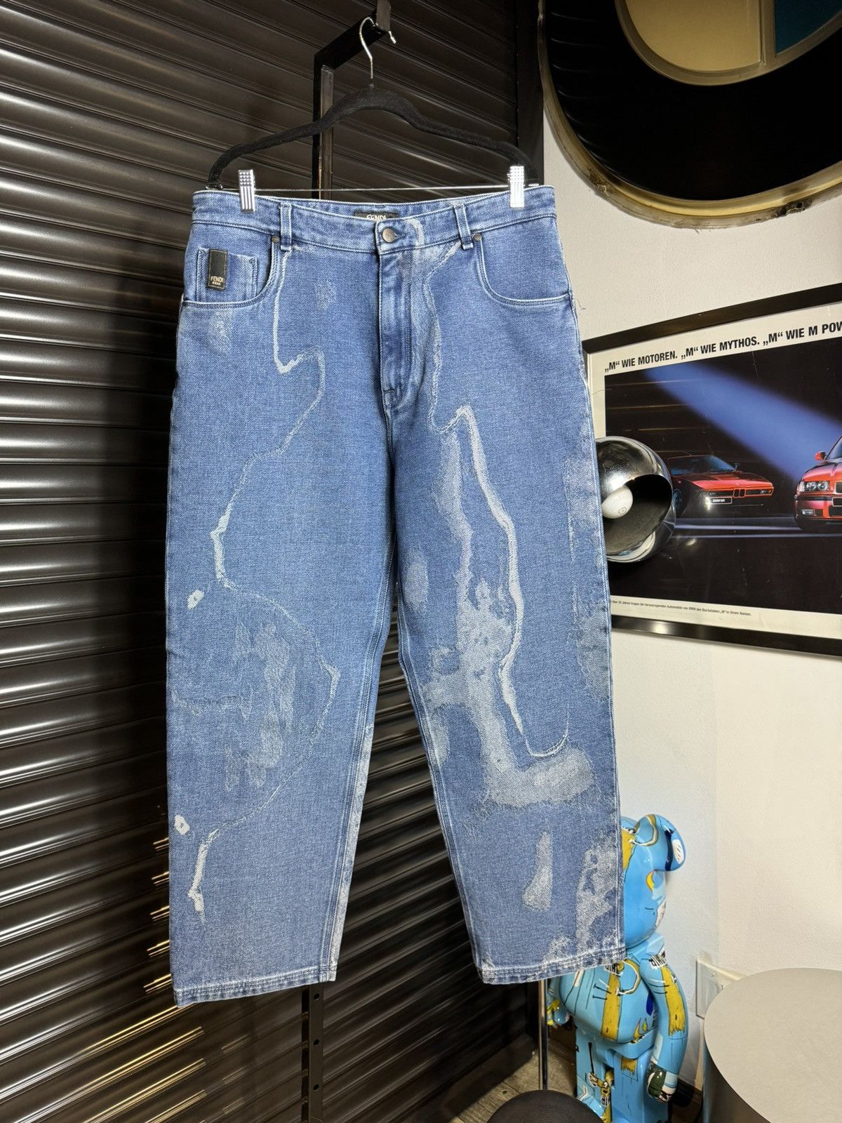 Fendi Fendi Roma Moonlight Relaxed Denim Jeans - 36/34 Size US 36 / EU 52 - 3 Thumbnail
