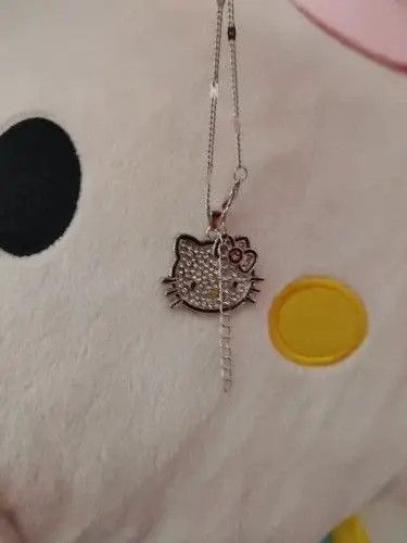 Anime Riruuko x Kyono Hello Kitty Pendant Necklace Size ONE SIZE - 3 Thumbnail