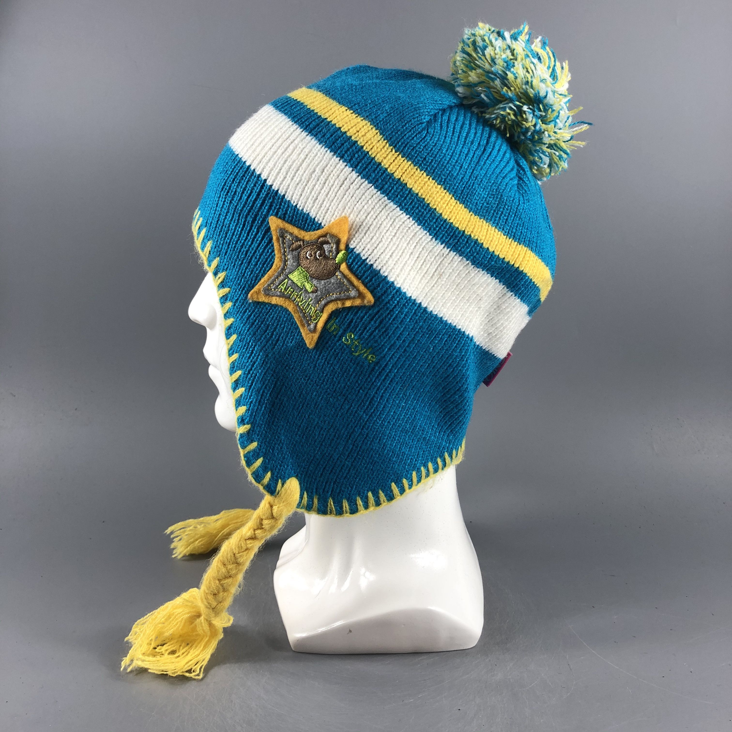 Japanese Brand × Vintage Ear Flap Hat Ignio Beanie Snow Hat Snow Cap -D020 Size ONE SIZE - 2 Thumbnail
