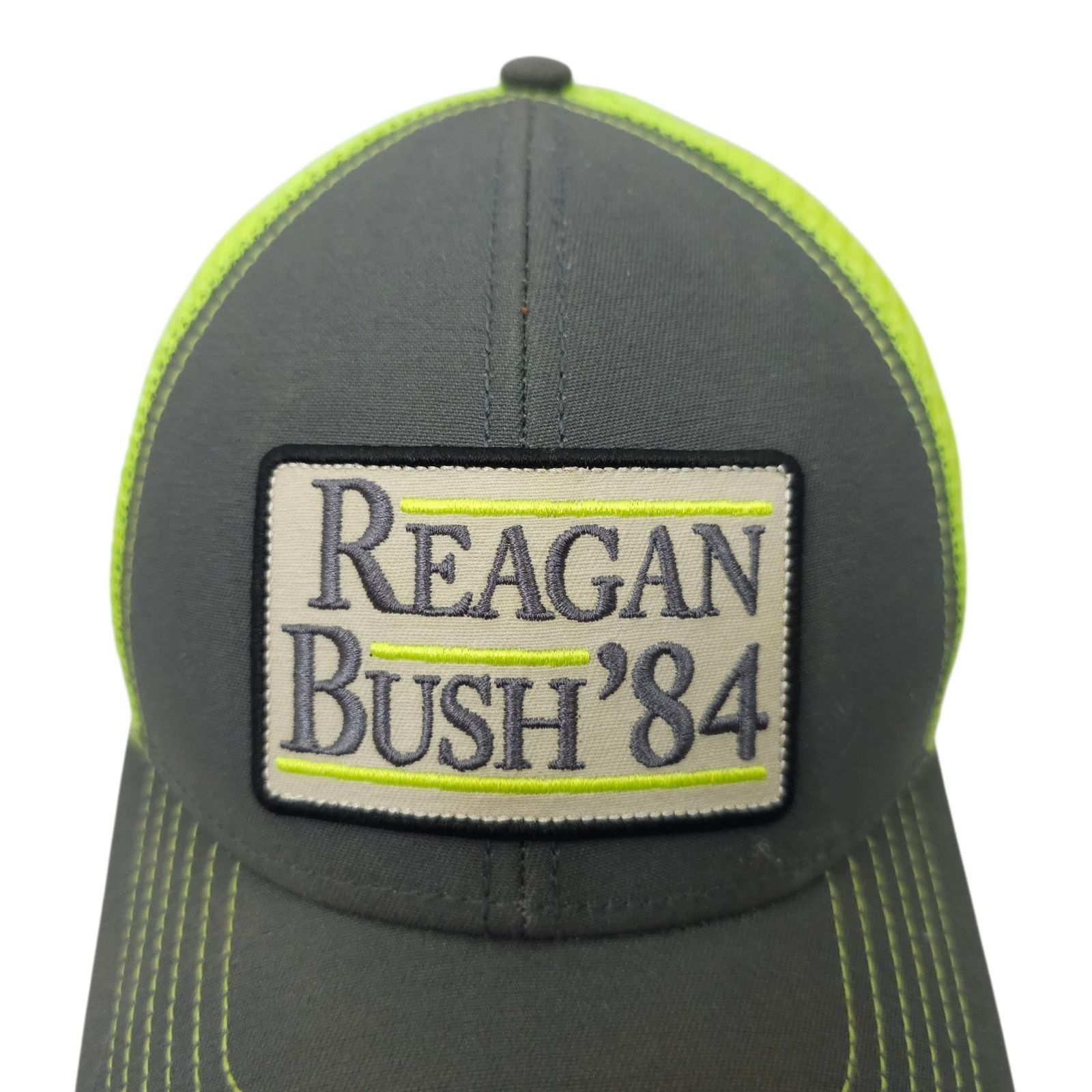 Other Reagan Bush 84 Mesh Snapback Cap Vintage Trucker Hat Size ONE SIZE - 7 Thumbnail