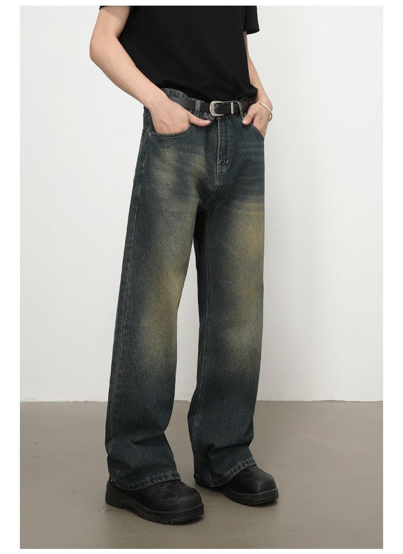 Vintage Men's Stylish Retro Distressed Flared Jeans Size US 32 / EU 48 - 3 Thumbnail