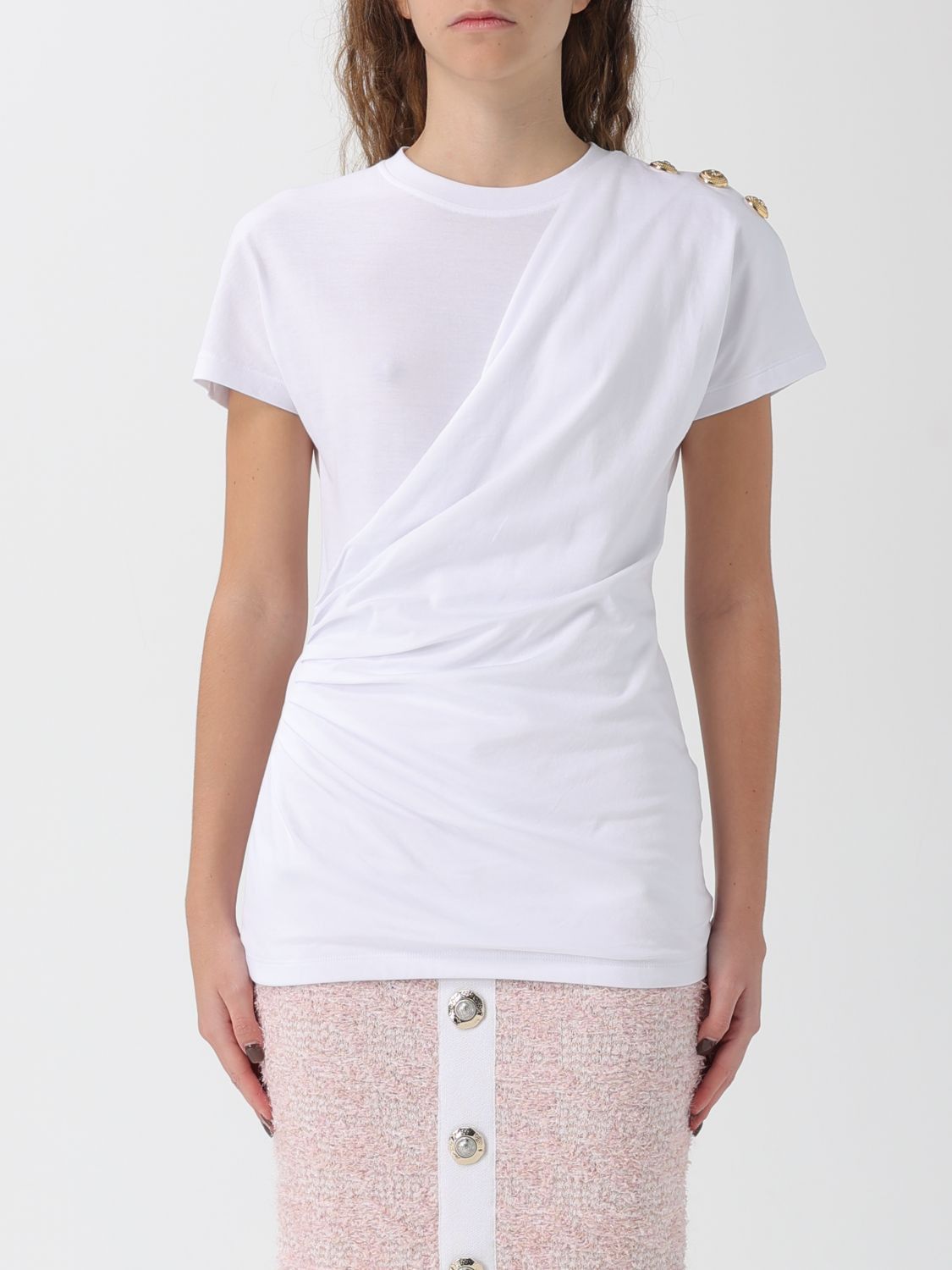 Balmain T-Shirt Woman White