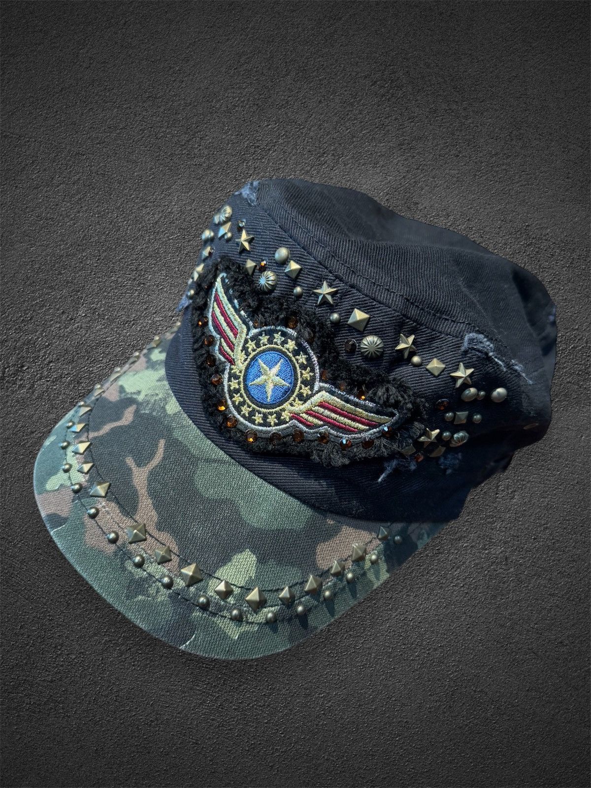 If Six Was Nine Commando Hats Studded Army Egoist Ifsix Lgb Styled Size ONE SIZE - 2 Thumbnail