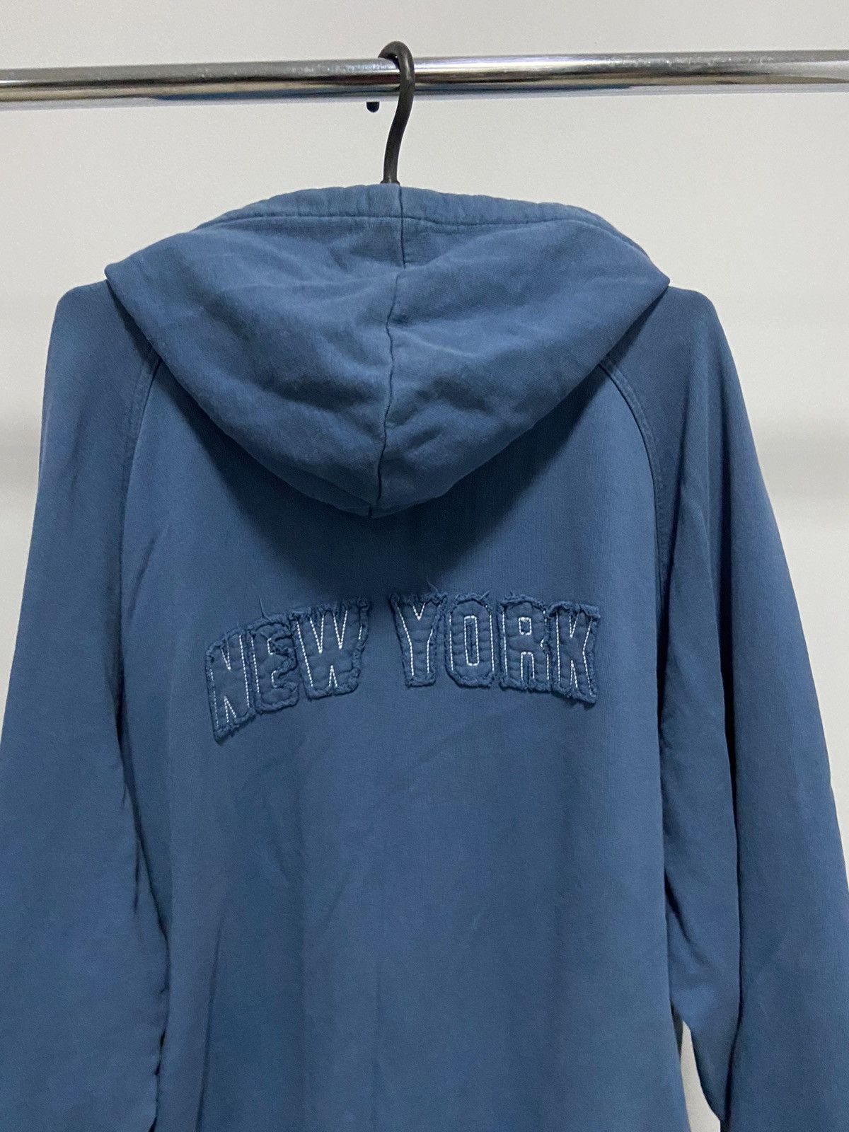 New York Yankees × Vintage New York Yankees zip Hoodie Vintage Big Logo Baseball Size US XL / EU 56 / 4 - 4 Thumbnail