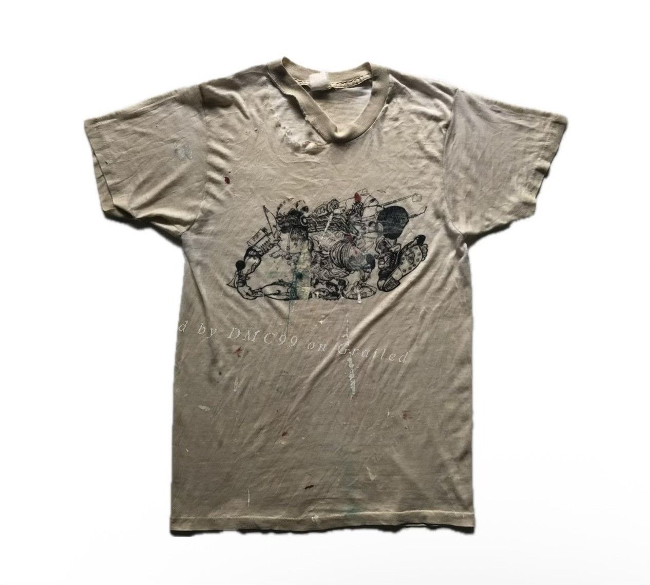 Vintage 1990s Cyberpunk Art Thrashed Vintage Tee Size US M / EU 48-50 / 2 - 1 Thumbnail