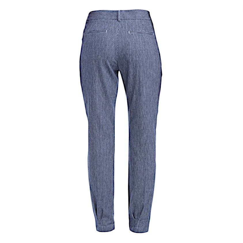 Vince Vince Blue/White Striped Pants | Size 8 Size 30" / US 8 / IT 44 - 2 Thumbnail