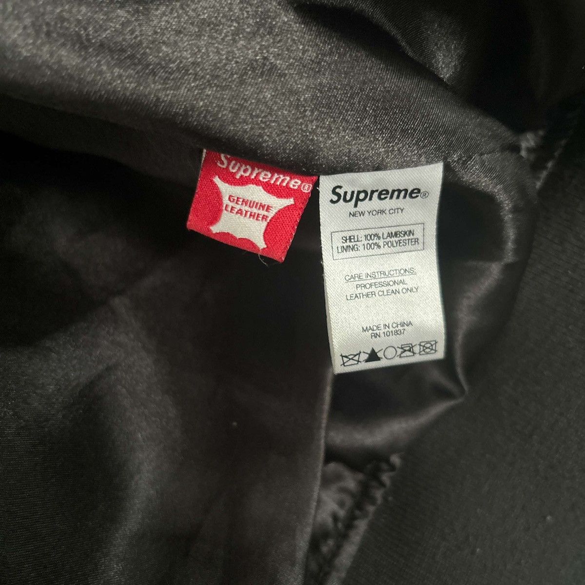Playboy × Supreme Supreme Playboy Hooded Leather Jacket Size US M / EU 48-50 / 2 - 4 Thumbnail