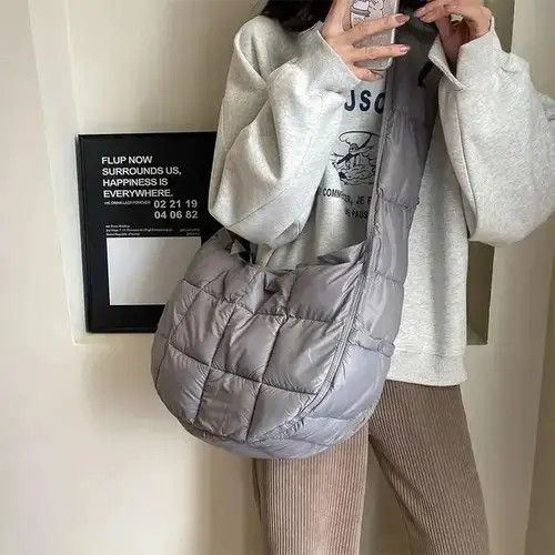 Other Outdoor retro quilted hobo bag messenger bag Size ONE SIZE - 4 Thumbnail