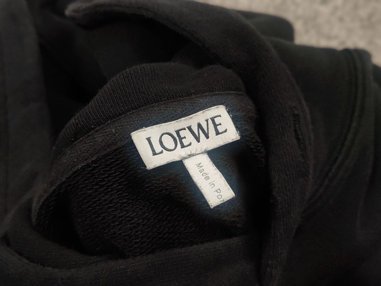 Loewe Loewe mini classic logo black oversized authentic hoodie Size US XL / EU 56 / 4 - 14 Thumbnail