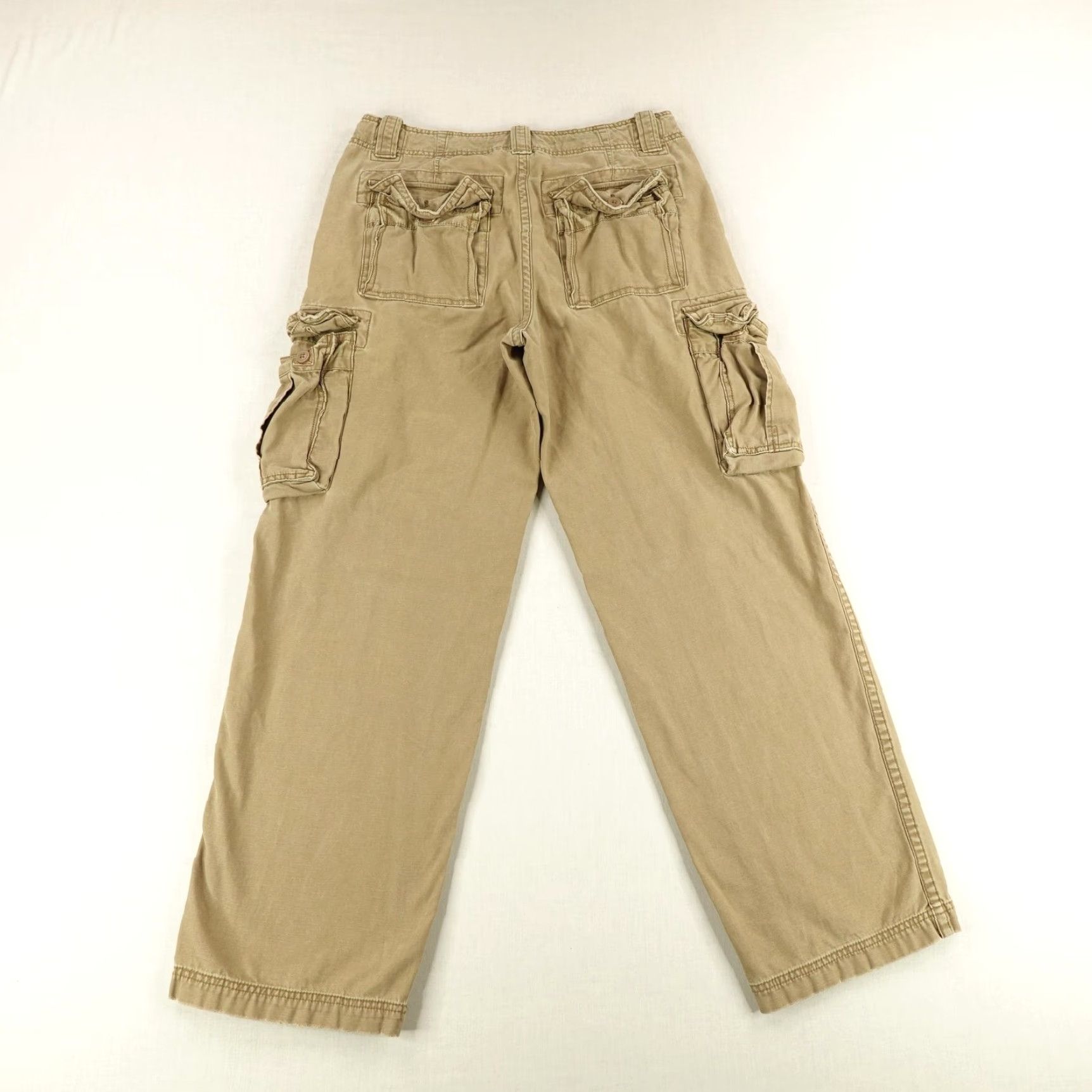 Mossimo VINTAGE Mossimo Pants Mens 32x32 Khaki Beige Tan Cargo Baggy Skater Grunge Y2K Size US 32 / EU 48 - 5 Thumbnail