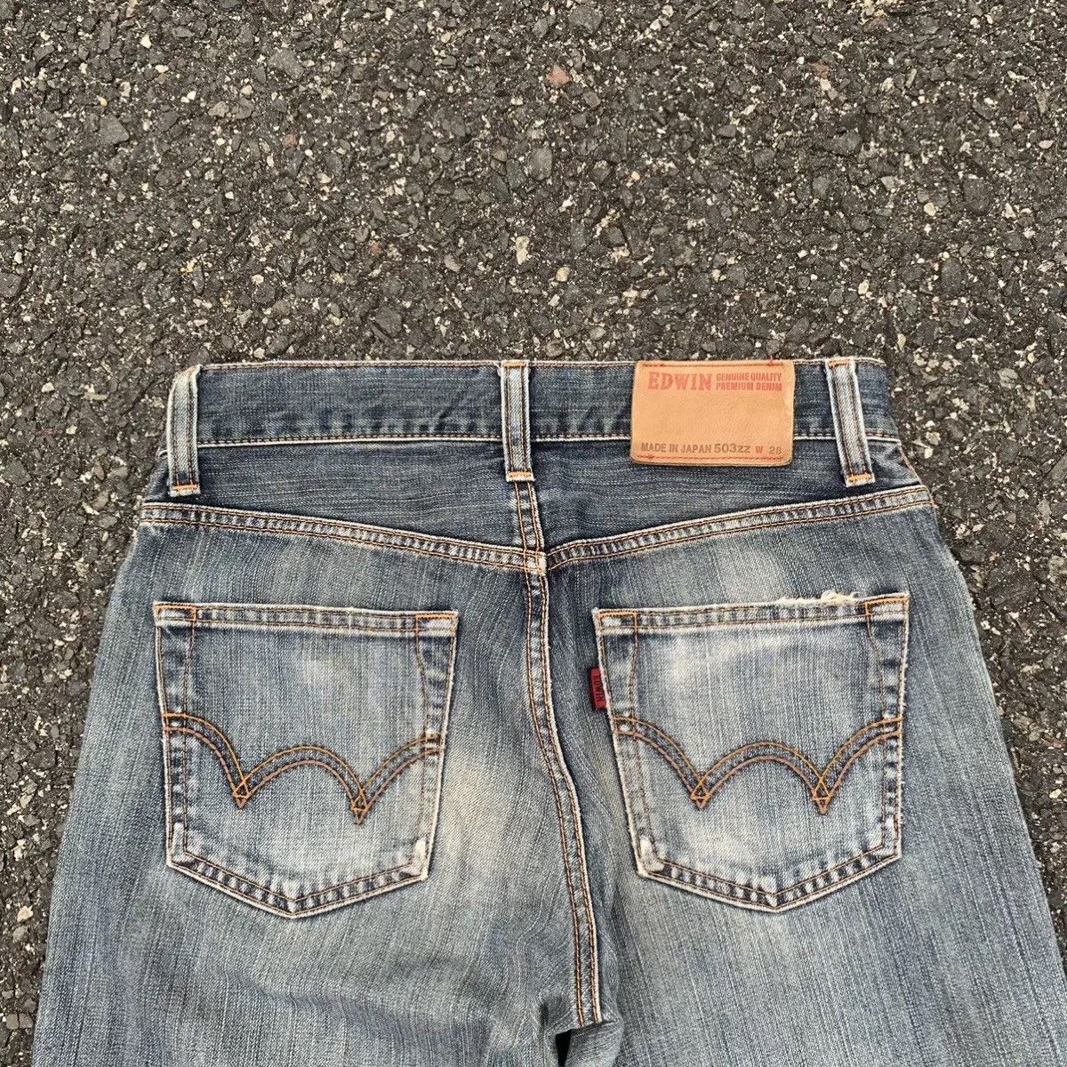 Edwin Vintage Edwin 503 Jeans Earth Tone 28x32 Faded Denim Pants Size US 28 / EU 44 - 8 Thumbnail