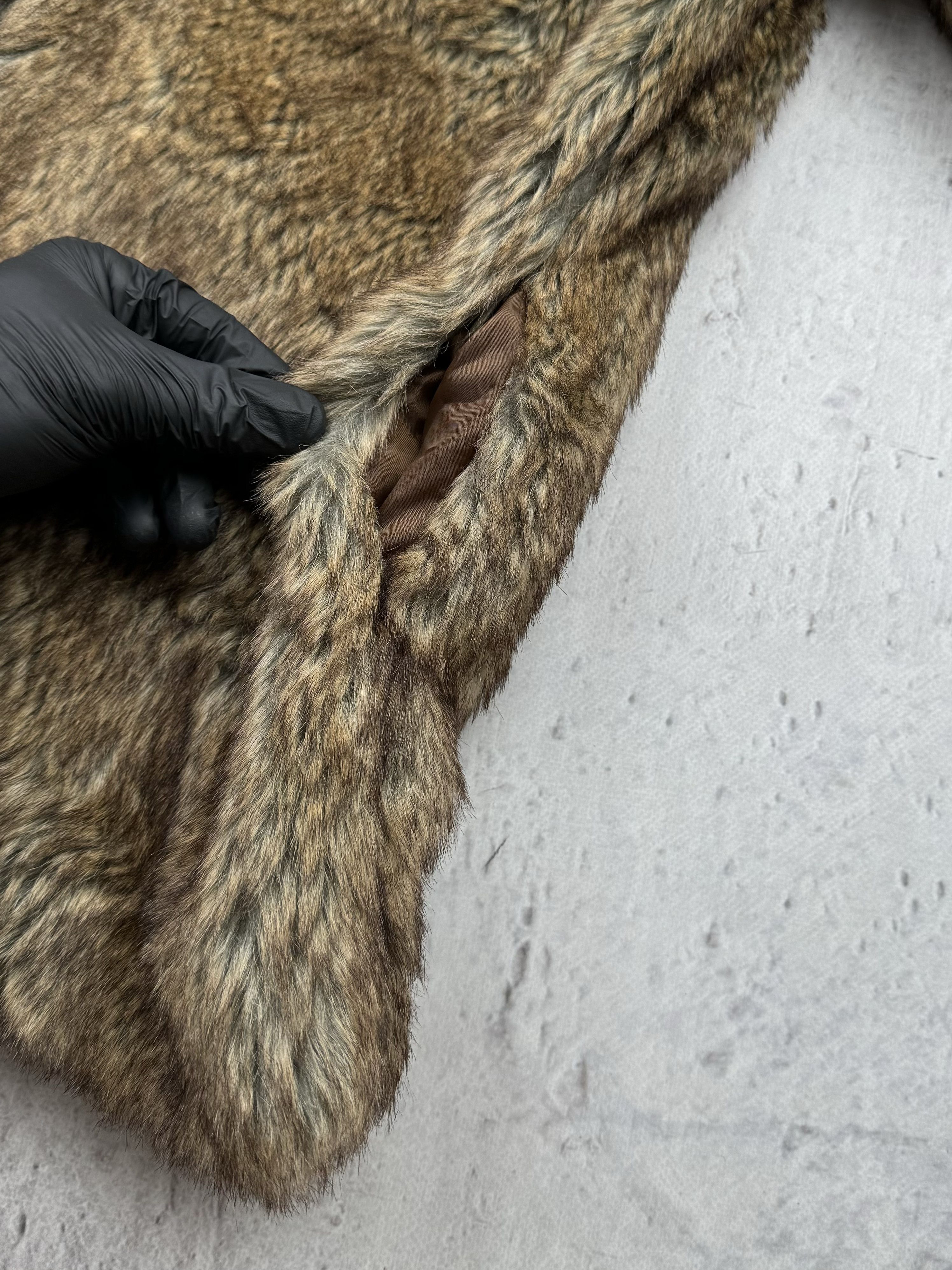Vintage Vintage Faux Fur Coat A429D15(568) Size M / US 6-8 / IT 42-44 - 8 Thumbnail