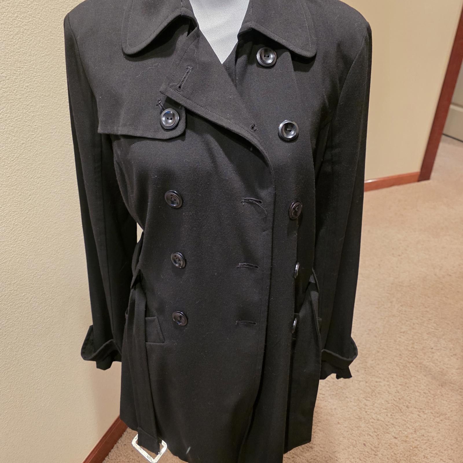 Other BCX Double Breasted Belted Fit & Flare Trench Coat Size L / US 10 / IT 46 - 2 Thumbnail