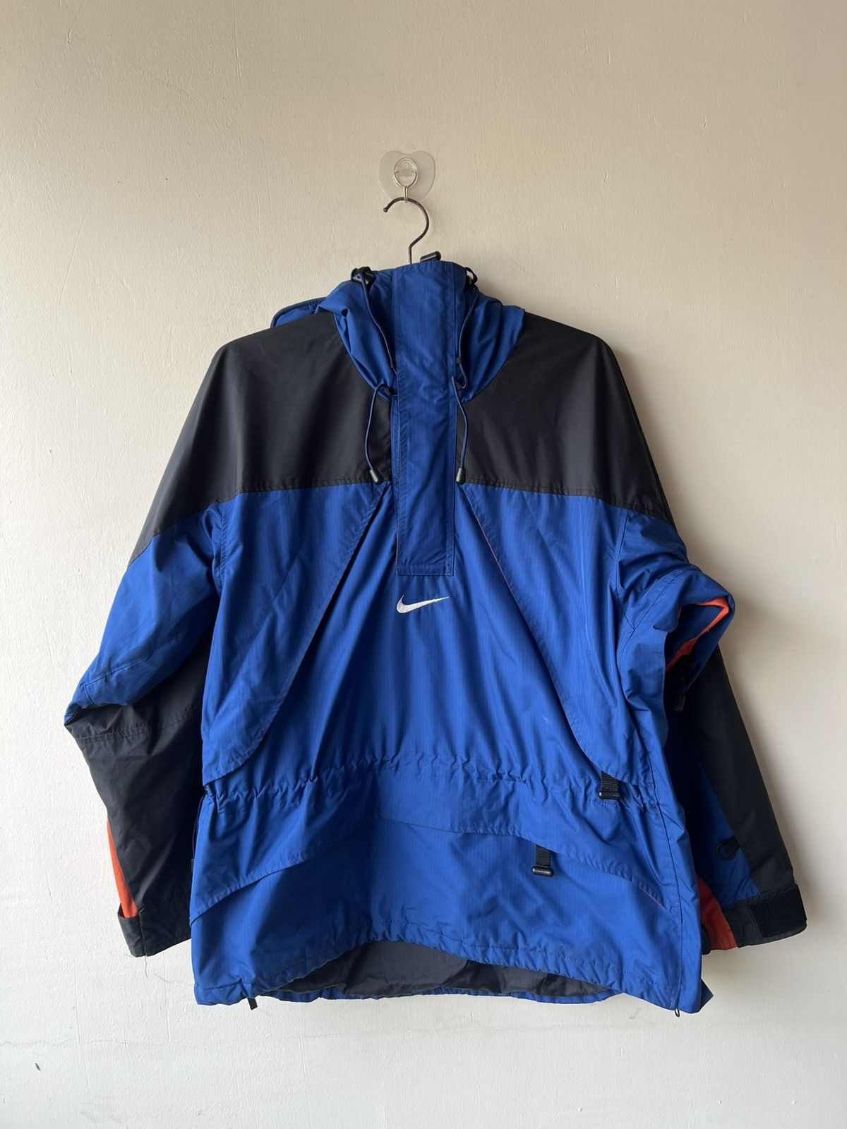 Nike ACG Vintage Nike Acg Center Swoosh Pull Over Ski Jacket Size US M / EU 48-50 / 2 - 2 Thumbnail