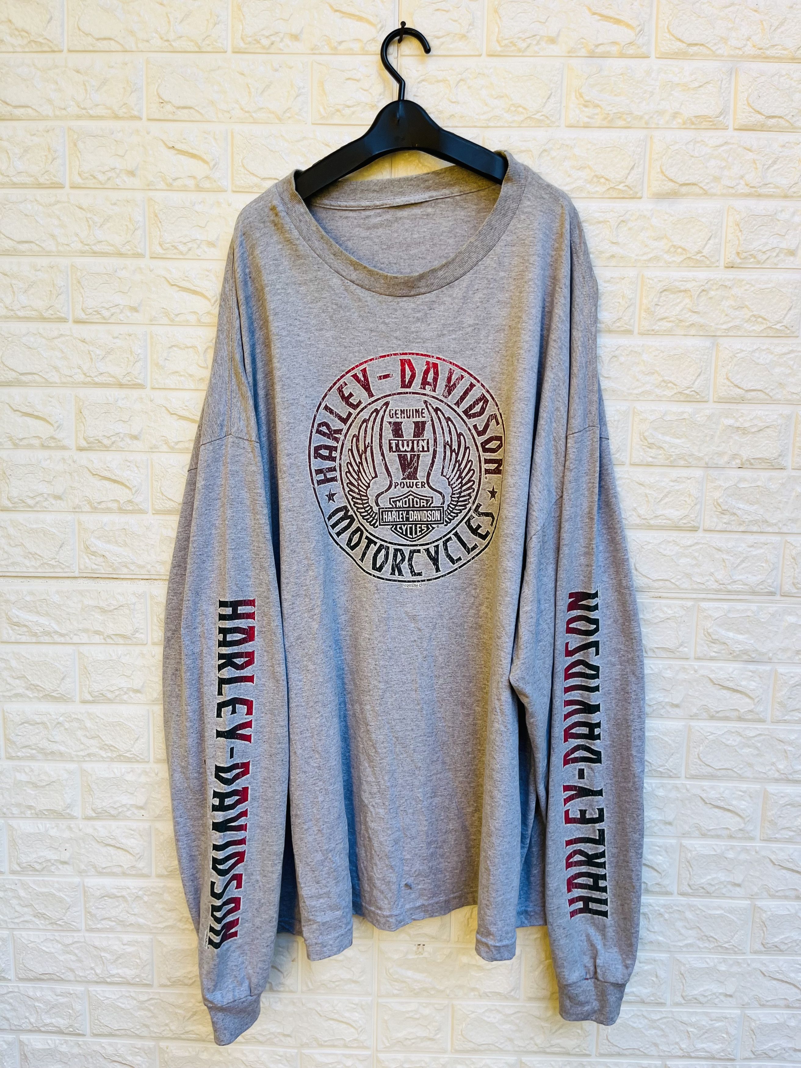 Harley Davidson Vintage Harley Davidson Big Size Motorcycle Fashion Style Size US XXL / EU 58 / 5 - 1 Thumbnail
