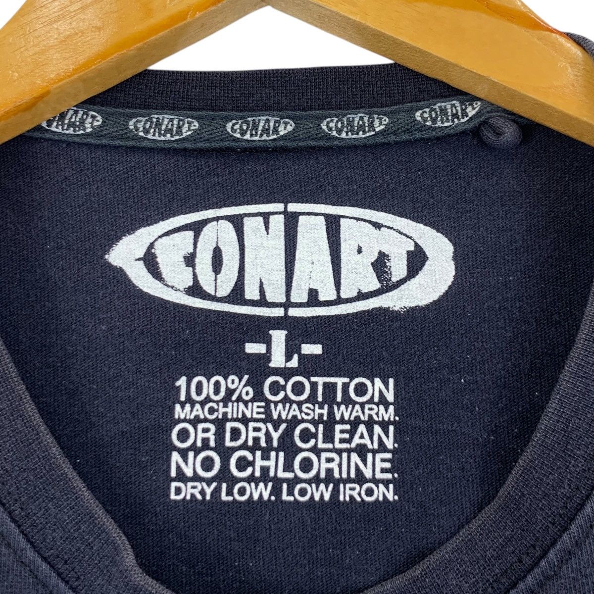 Vintage Vintage CONART HIP HOP RAP Natural Faded Thrashed Tee Shirt Size L / US 10 / IT 46 - 7 Thumbnail