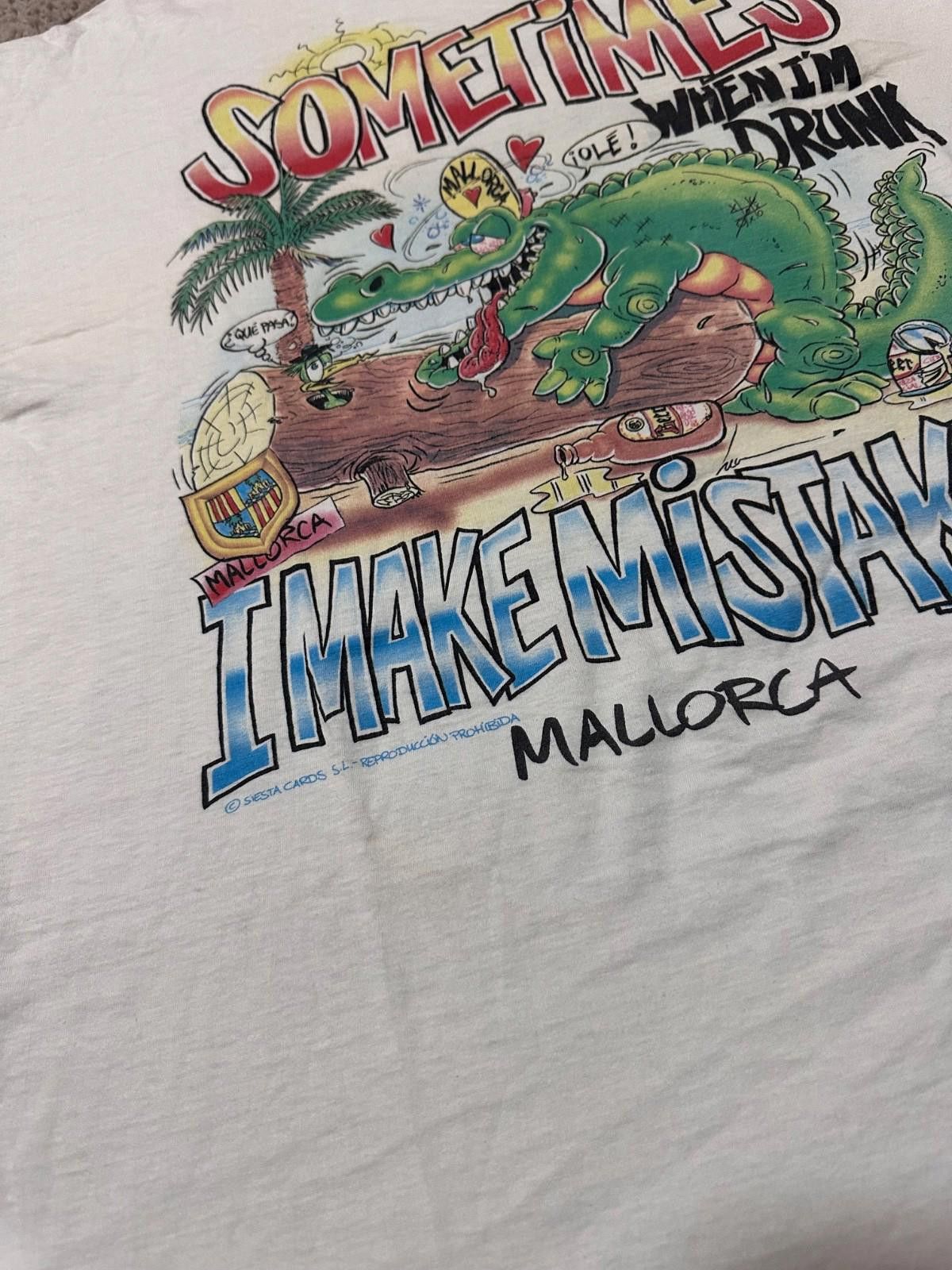 The Unbranded Brand Vintage Vintage 90s Sex Porno Crocodile Funny Humor T-shirt Size US L / EU 52-54 / 3 - 4 Thumbnail