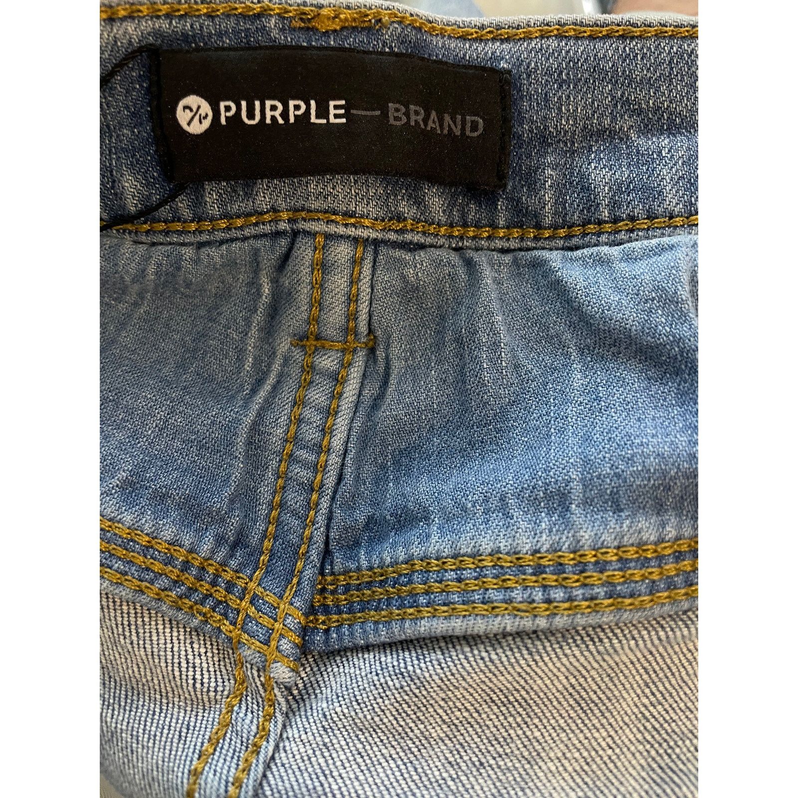 Purple Brand Purple Jeans Vintage Wash Used 32 Size US 32 / EU 48 - 3 Thumbnail