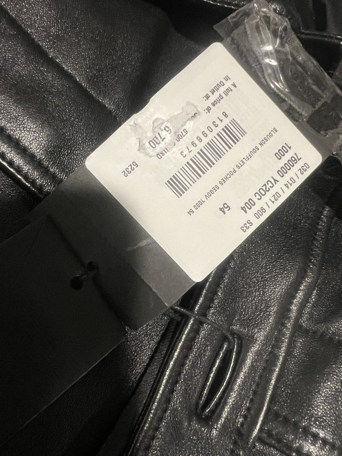 Saint Laurent Paris Saint laurent mens leather jacket 54/44. $6600 Size US L / EU 52-54 / 3 - 12 Thumbnail