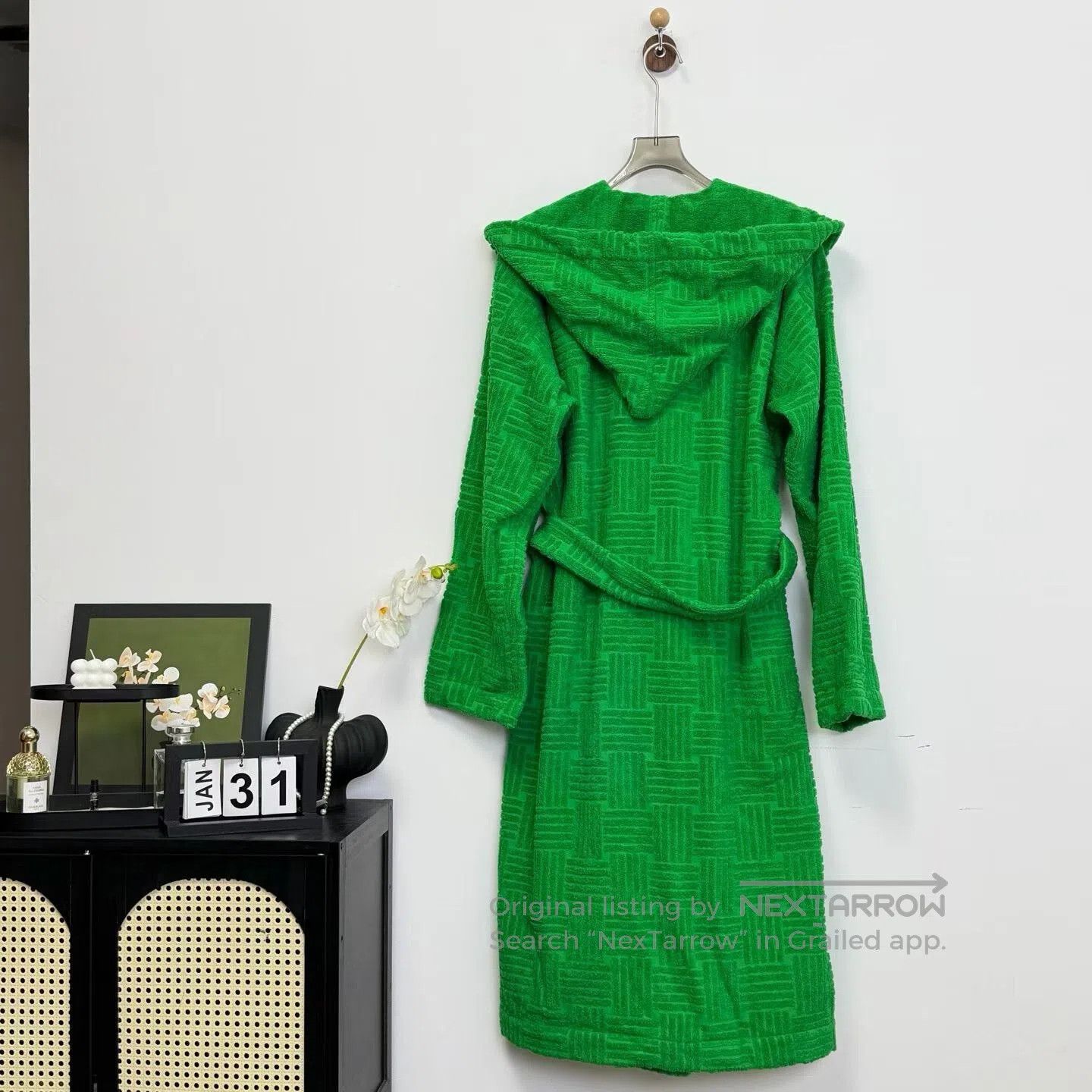 Bottega Veneta Bottega Veneta Green Logo Bathrobe M. Size US M / EU 48-50 / 2 - 4 Thumbnail