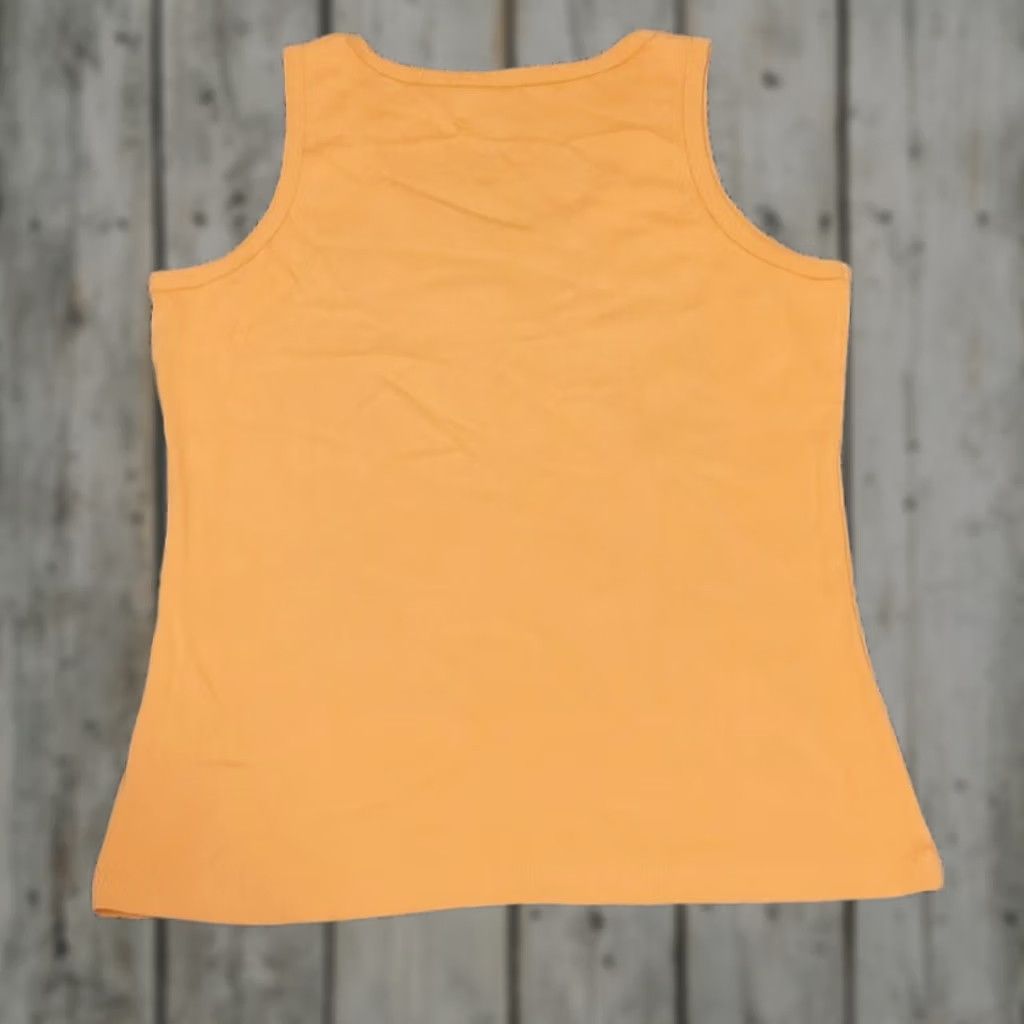 Carhartt Carhartt Shirt Womens L Orange Tank Top Sleeveless Workwear V-Neck Size L / US 10 / IT 46 - 1 Thumbnail