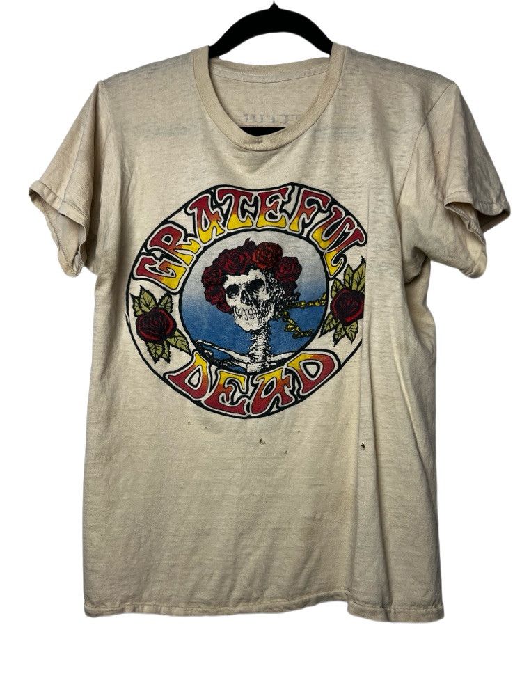 Grateful Dead Vintage 1975 Grateful Dead Garris Graphic Band T-shirt Size US S / EU 44-46 / 1 - 1 Thumbnail