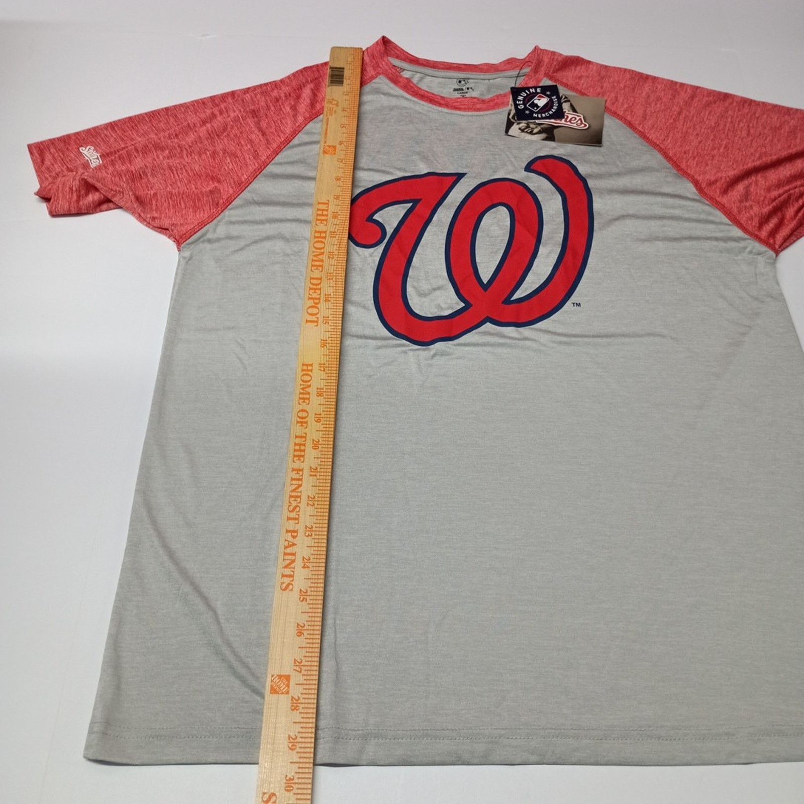 Stitch's Jeans Washington Nationals Shirt Mens L Gray Stitches Baseball MLB Size US L / EU 52-54 / 3 - 4 Thumbnail