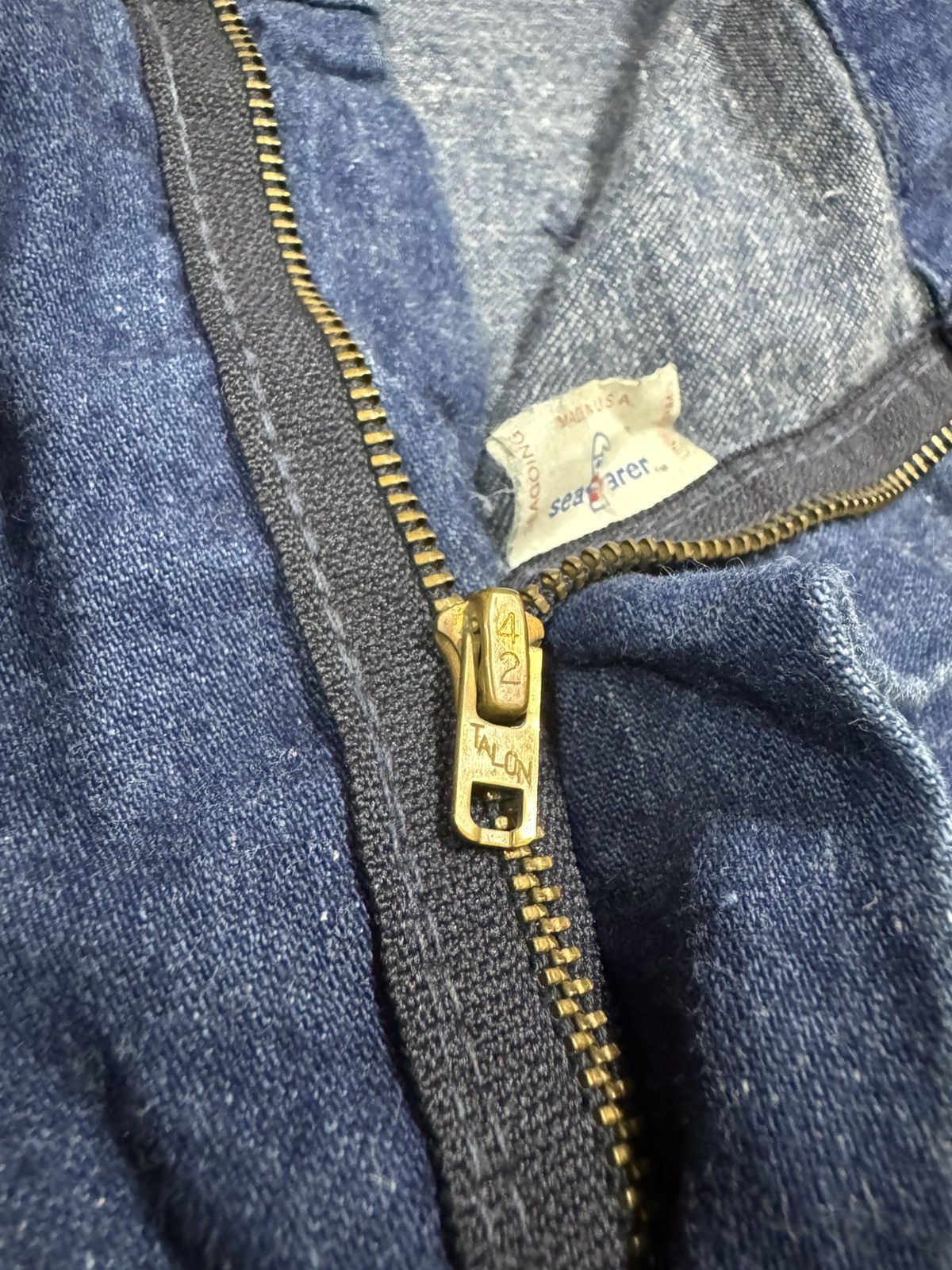 Buzz Rickson's × Vintage Vtg🔥70’s Seafarer Bell Bottom Seagoing Uniform Corp Size US 36 / EU 52 - 12 Thumbnail