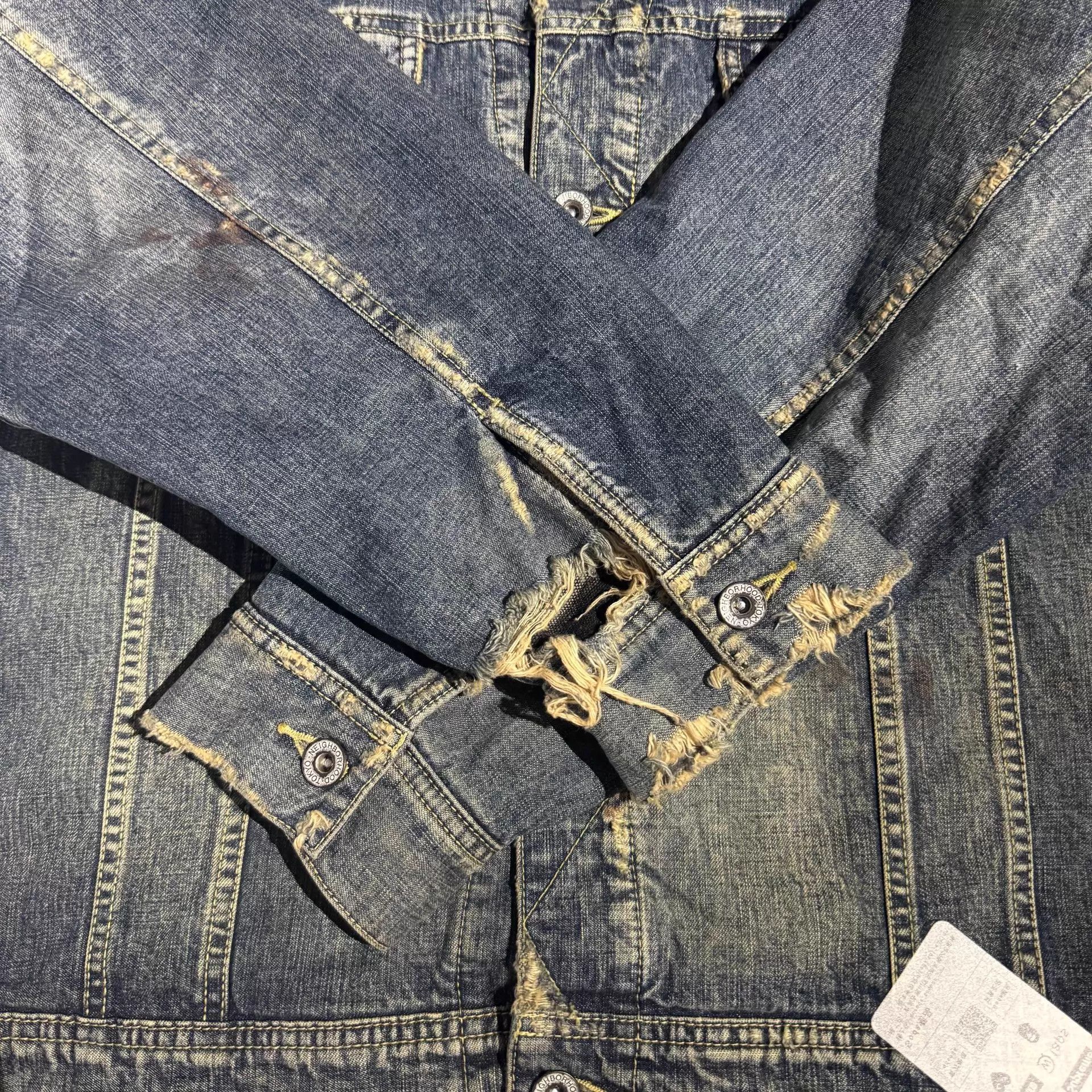 Neighborhood Neighborhood 23aw Savage Storm Rider Denim Jacket Blue XL Size US XL / EU 56 / 4 - 6 Thumbnail