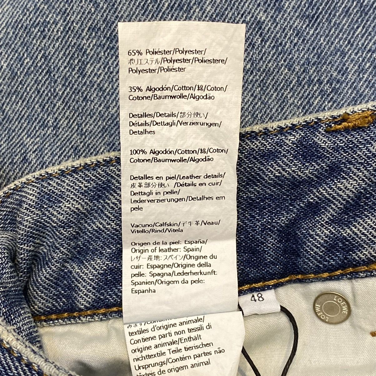 Loewe LOEWE Anagram Baggy Jeans In Denim Size 34" / US 12 / IT 48 - 11 Thumbnail