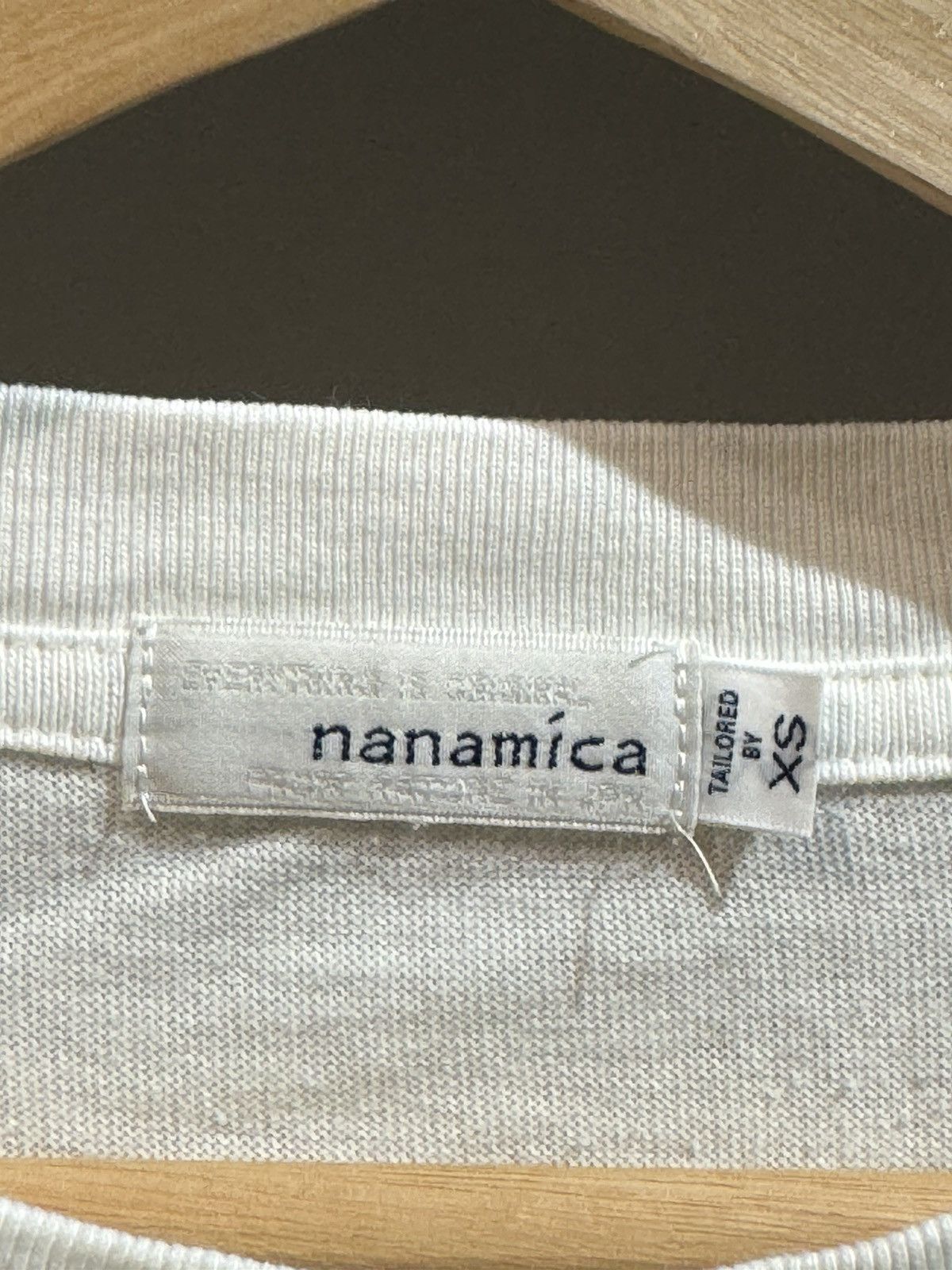 Nanamica Nanamica Photo Tee Lonsgleeve White Tee Size XS / US 0-2 / IT 36-38 - 4 Thumbnail
