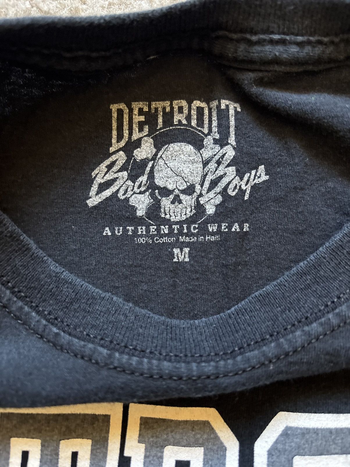 NBA Detroit Pistons Bad Boys Vintage Graphic Tee Size US M / EU 48-50 / 2 - 4 Thumbnail